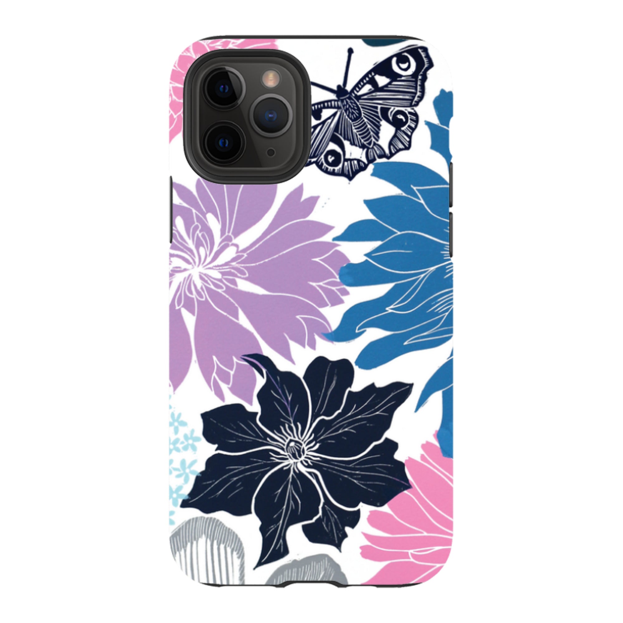 iPhone Tough Case - Cottage Garden Butterfly By Kate Heiss