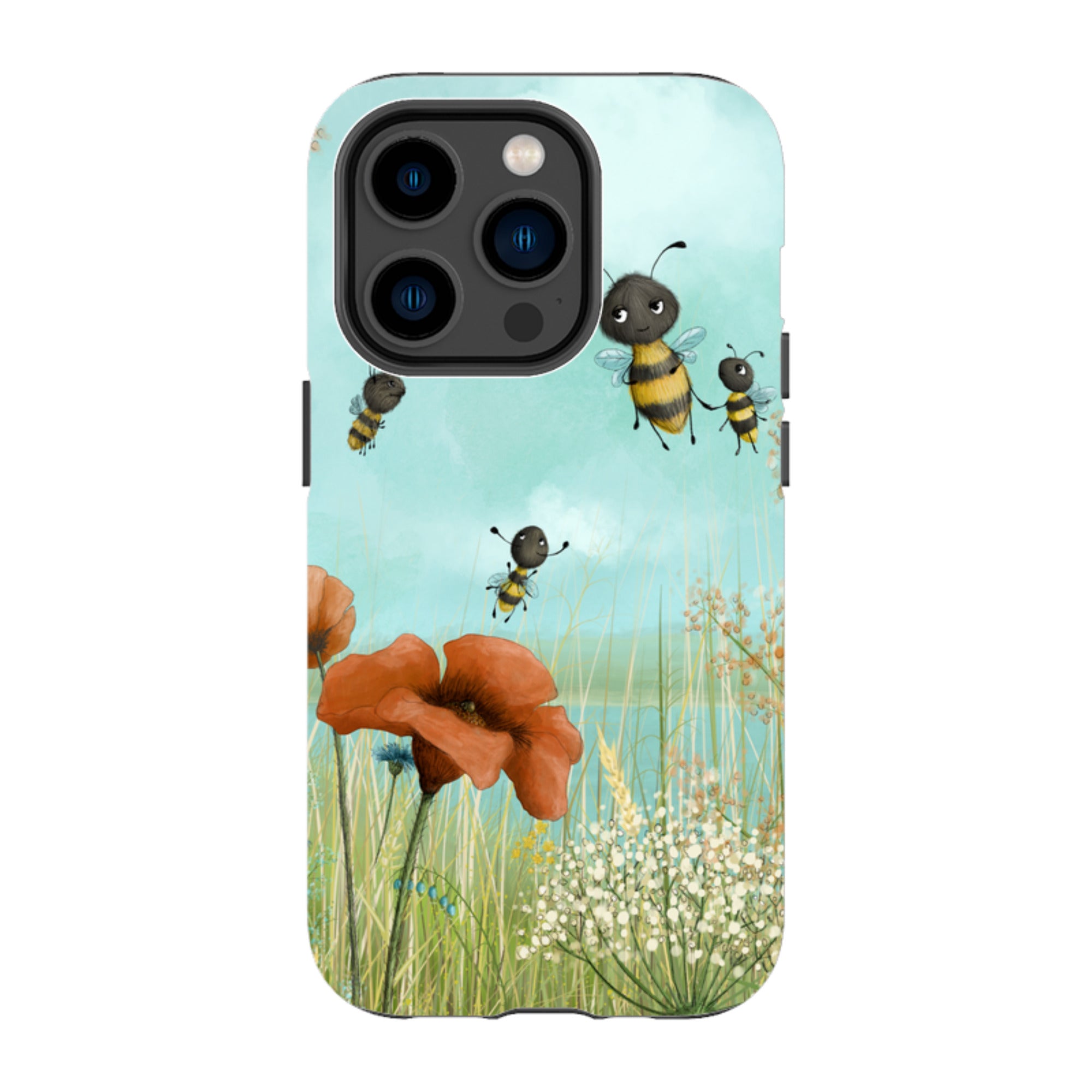 iPhone Tough Case - Flower Field By Maja Lindberg