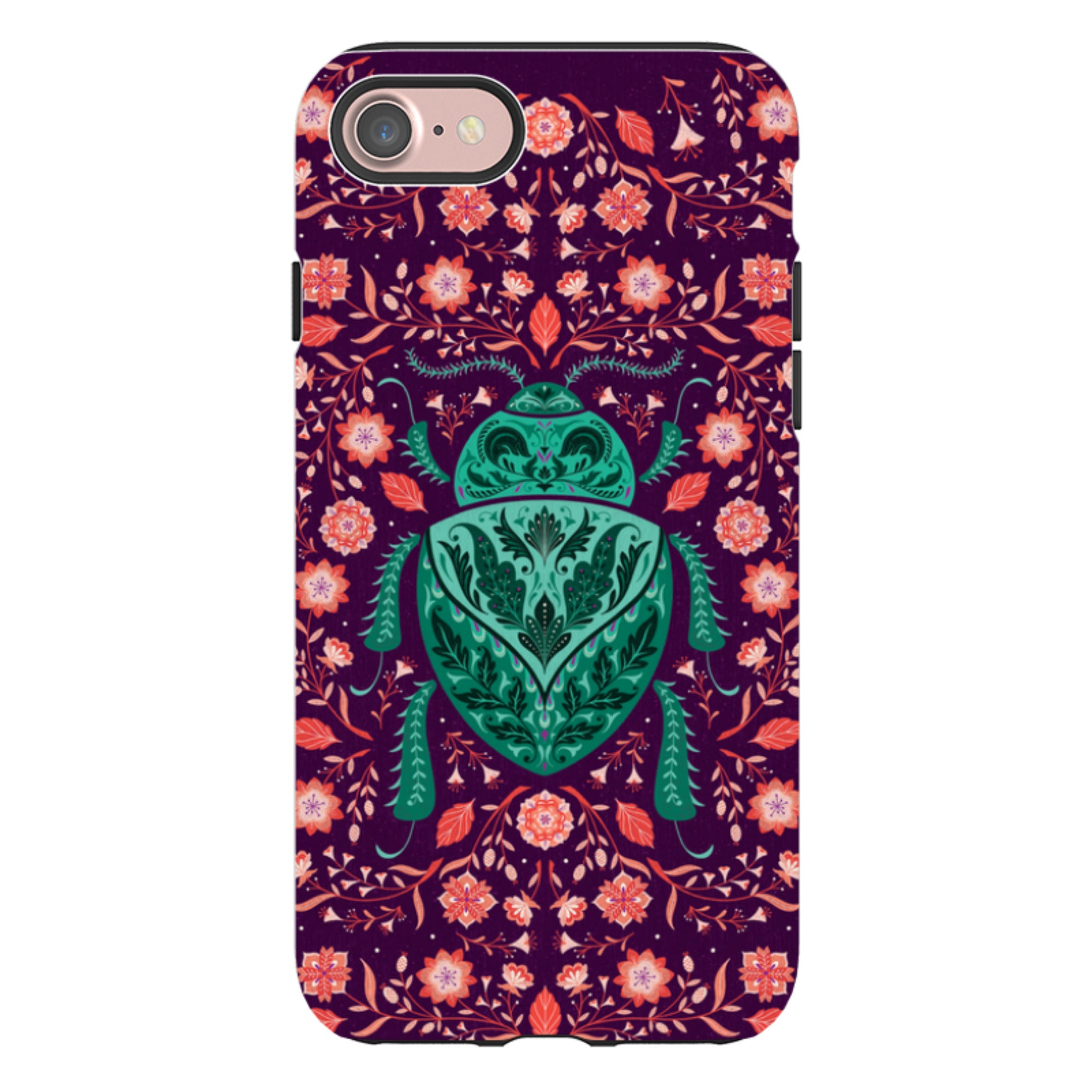 iPhone Tough Case - Beetle By Jenny Zemanek