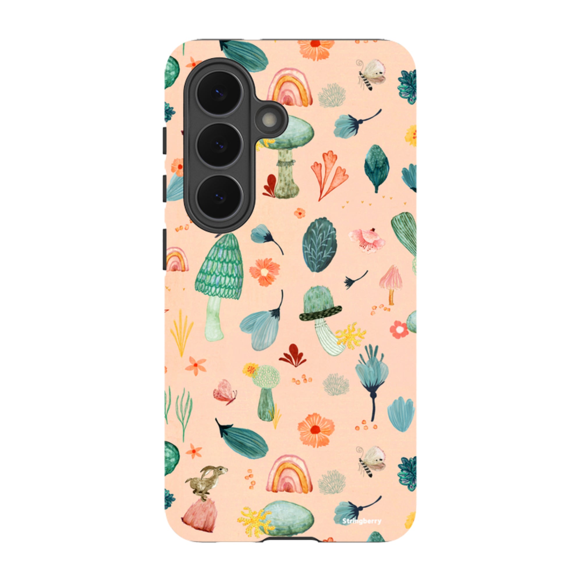 Samsung Tough Case - Mushroom World Pink By Katherine Quinn