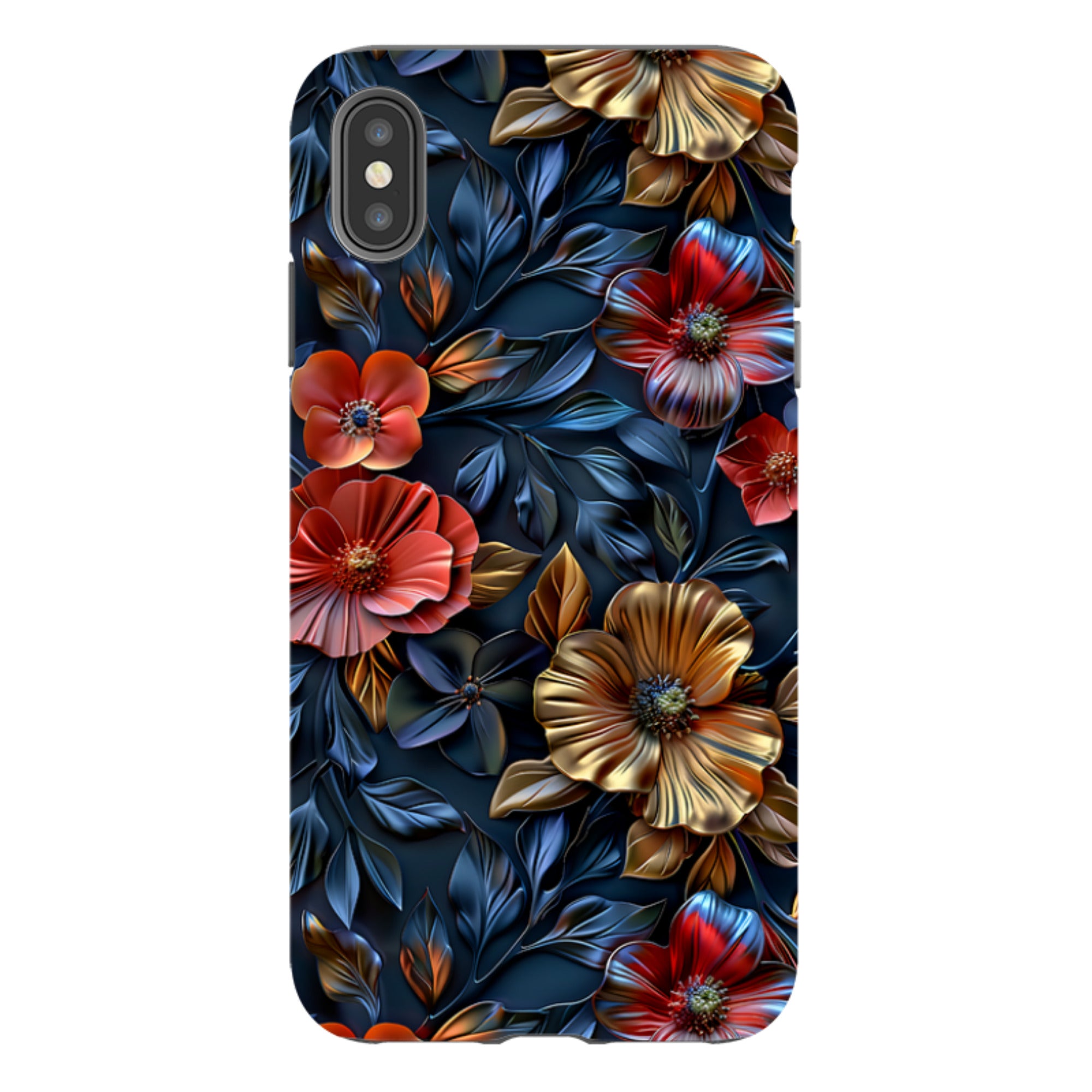 iPhone Tough Case -Cascade Floral