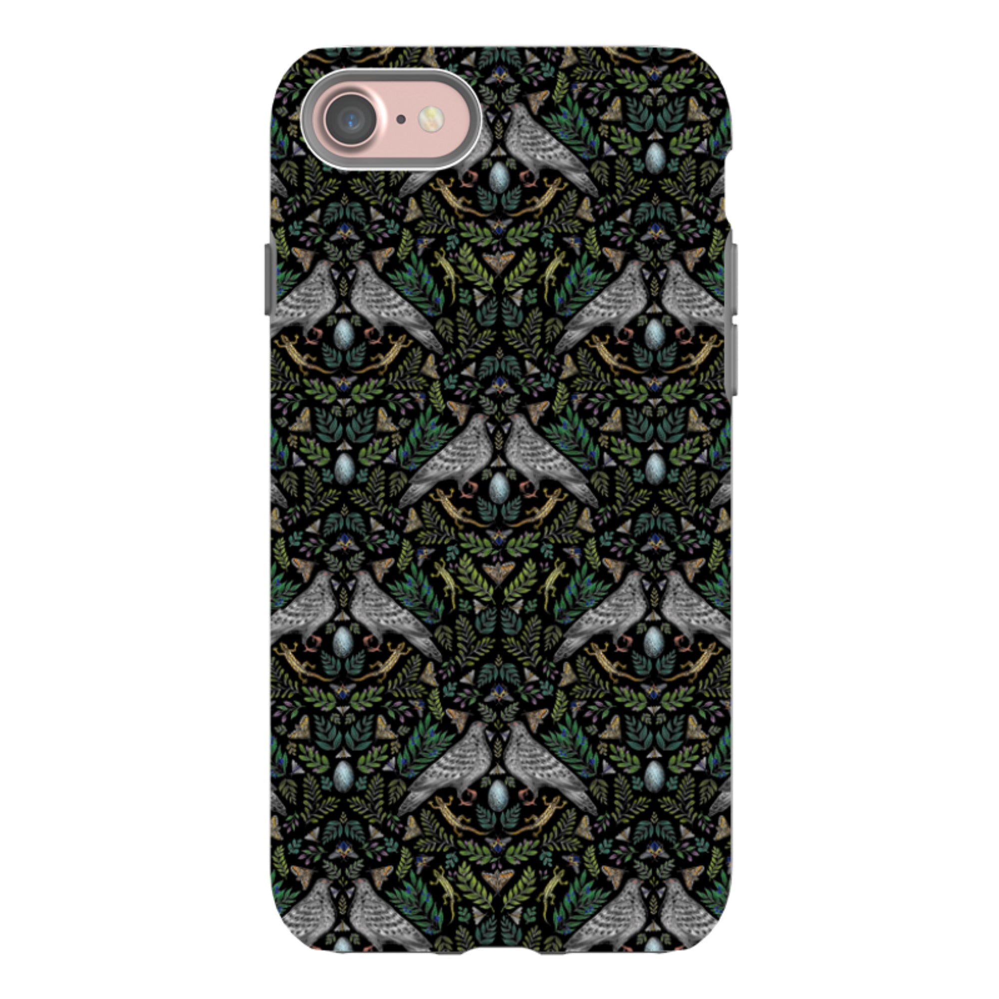 iPhone Tough Case - Dove Pattern By Catherine Rowe