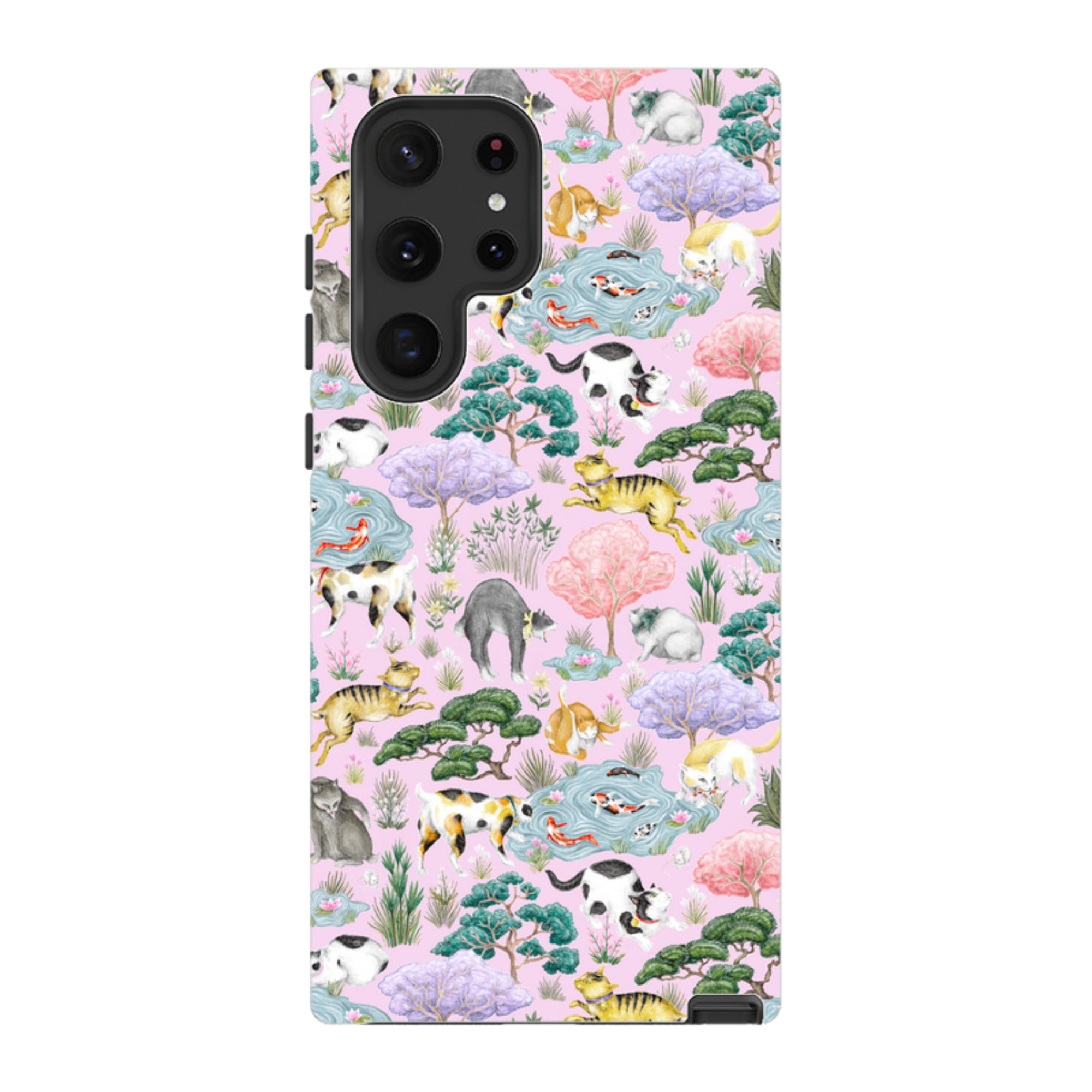 Samsung Tough  Case - Cat Garden By Catherine Rowe
