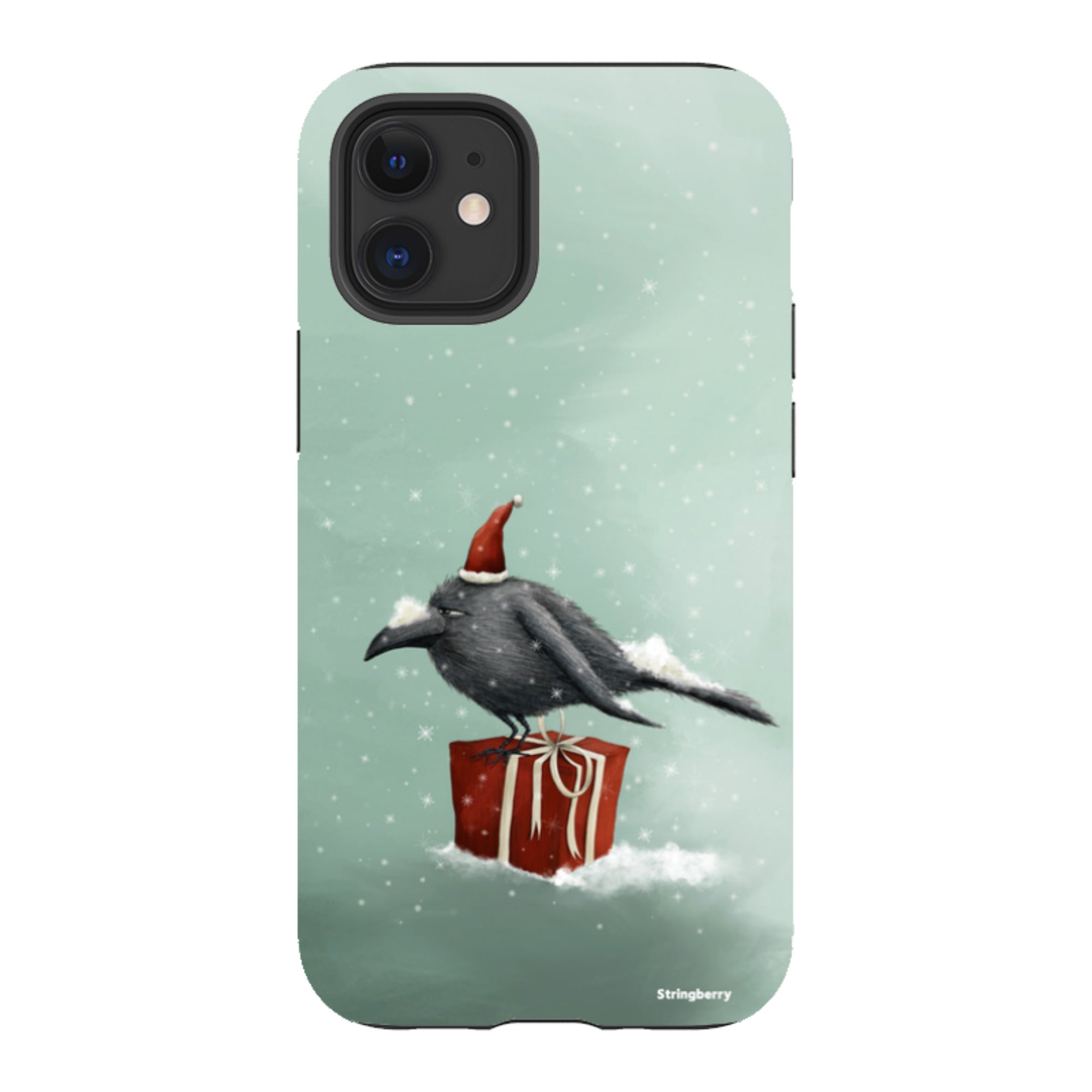 iPhone Tough Case - Santa Crow By Maja Lindberg