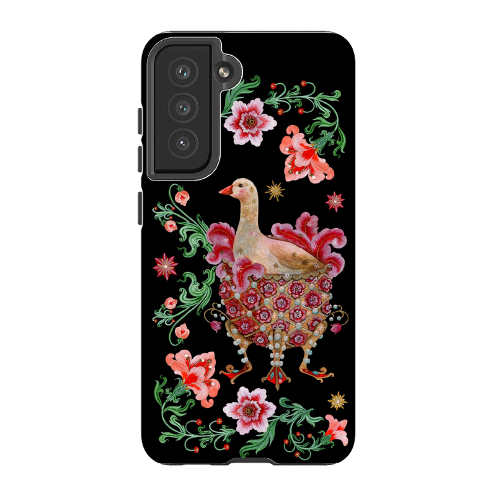 Samsung Tough  Case - Six Geese A Laying By Maria Matos