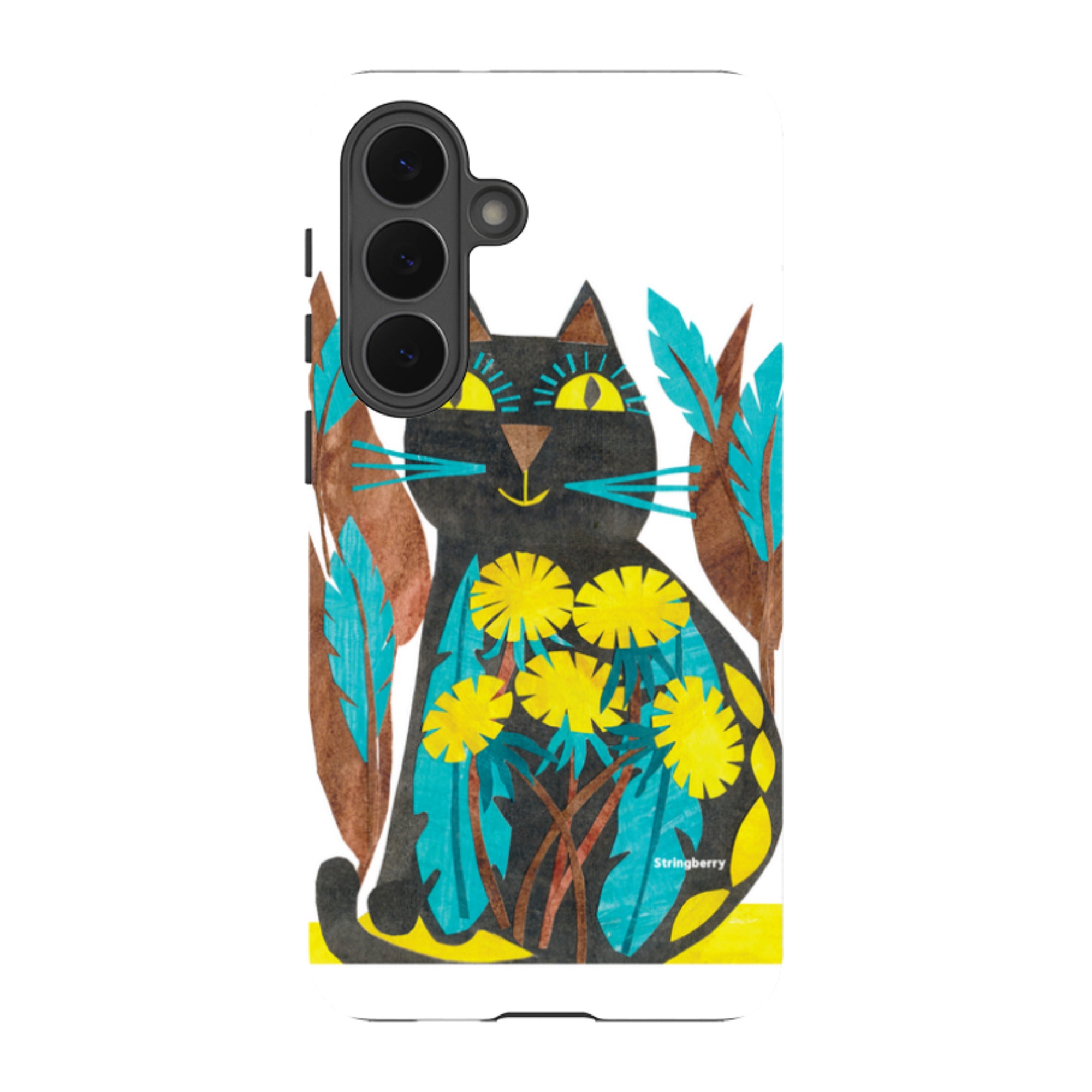Samsung Tough Case - Folk Cat By Tracey English