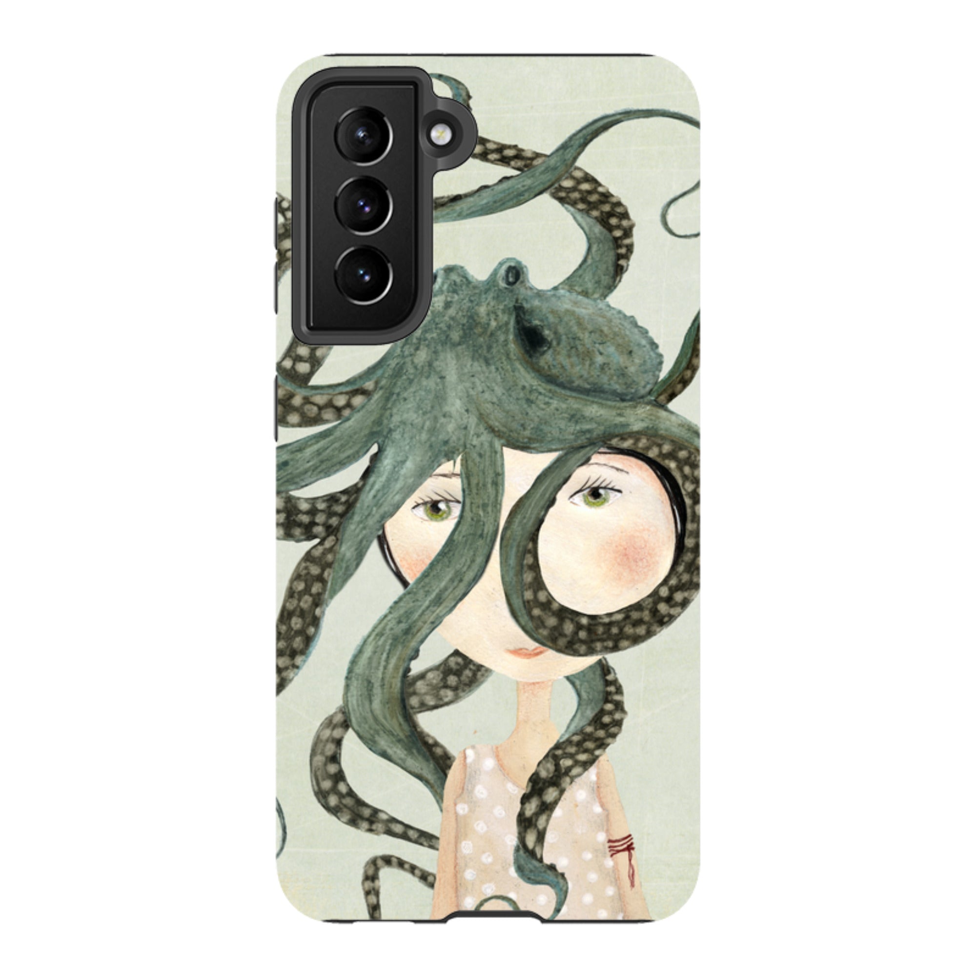 Samsung Tough Case - Octopus Girl By Katherine Quinn