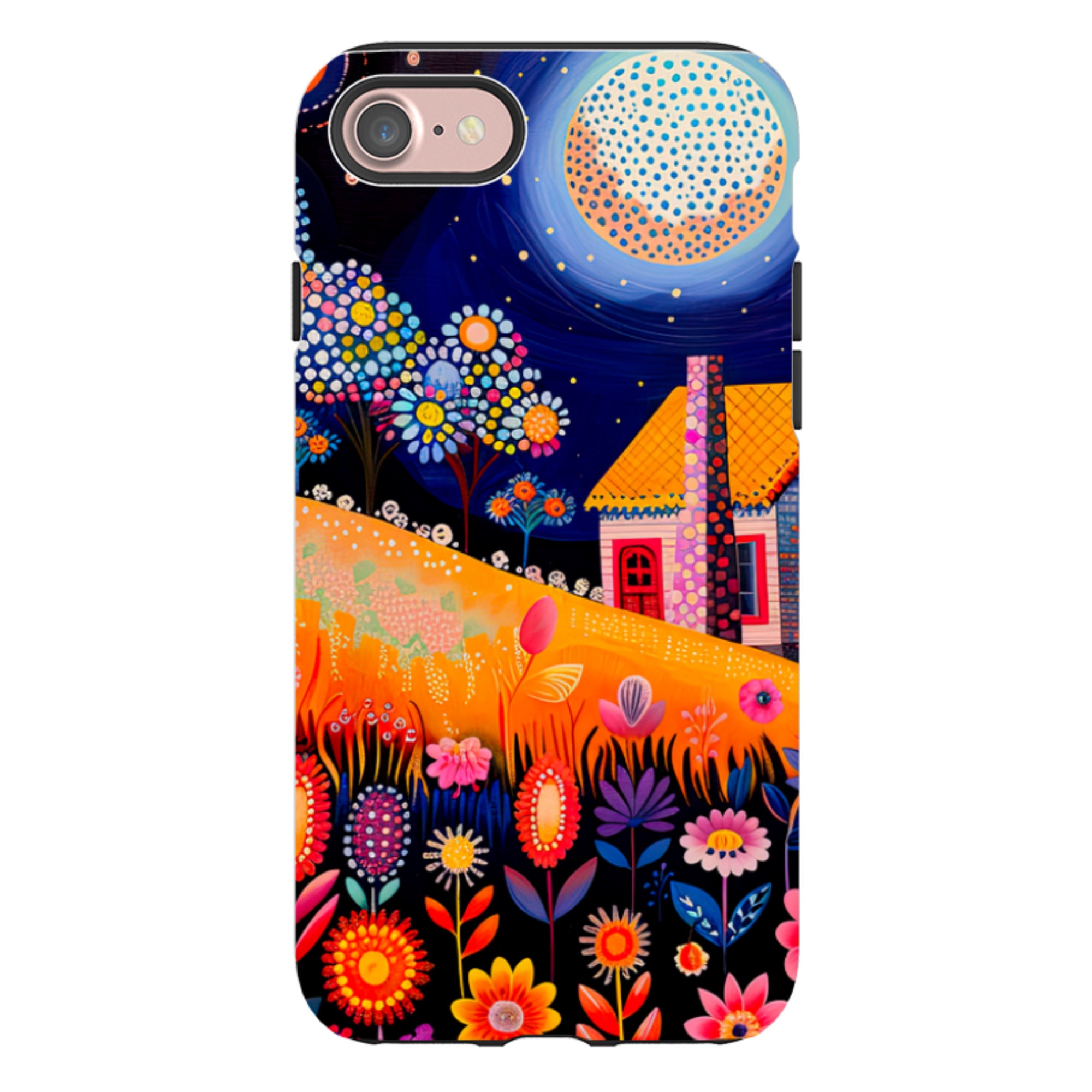 iPhone Case - Folk Art House I