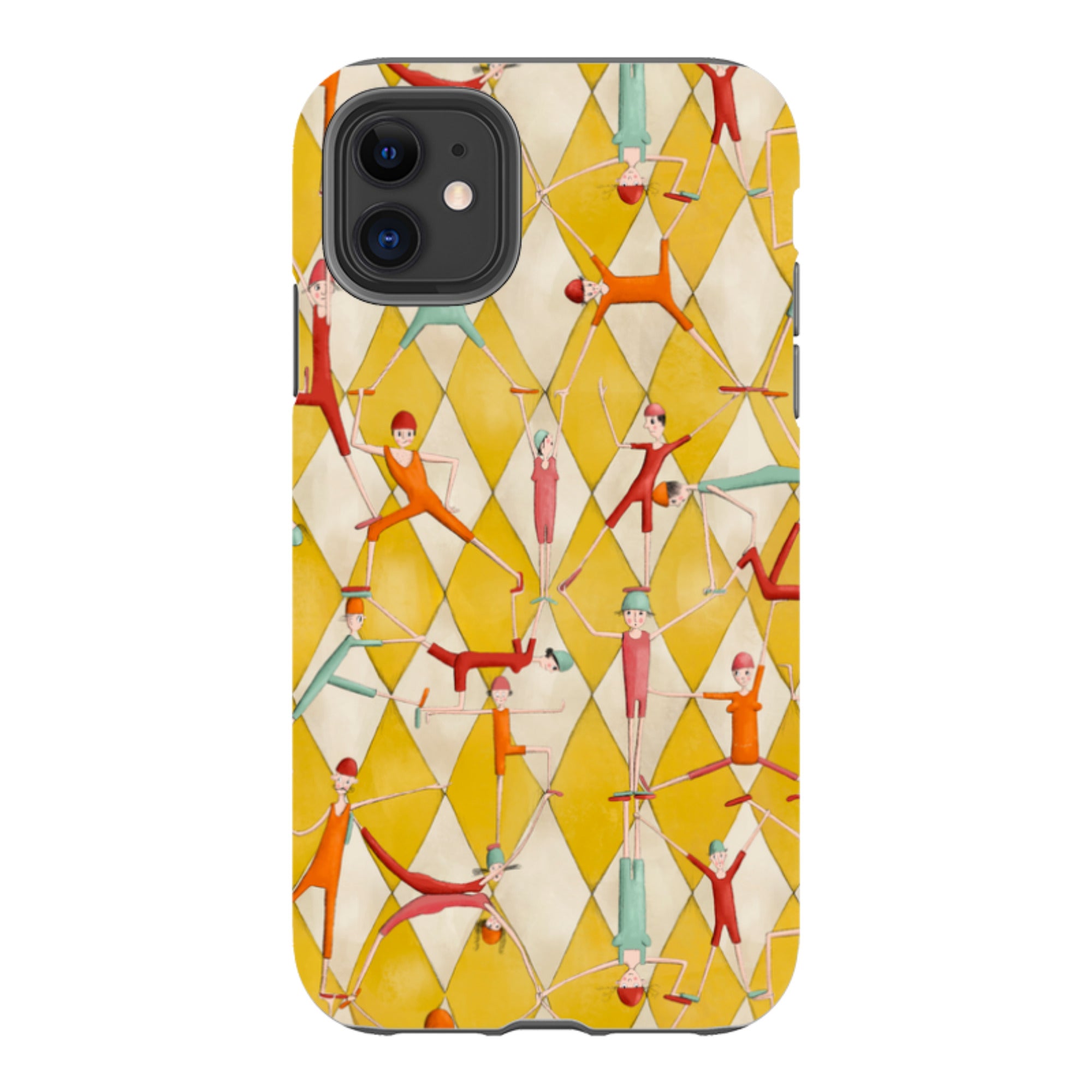 iPhone Tough Case - Acrobats By Maja Lindberg