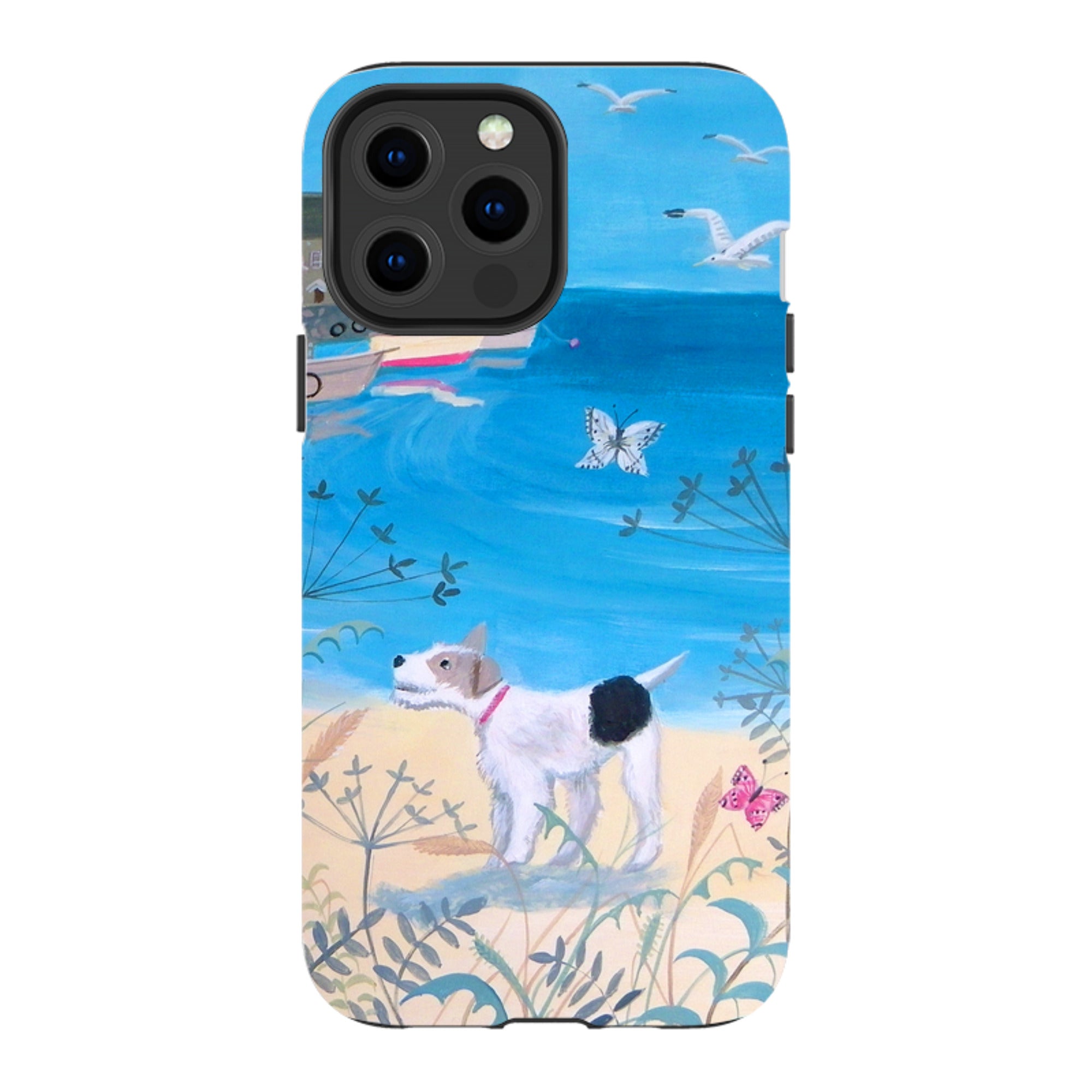 iPhone Tough Case - Seaside Dog By Mary Stubberfield