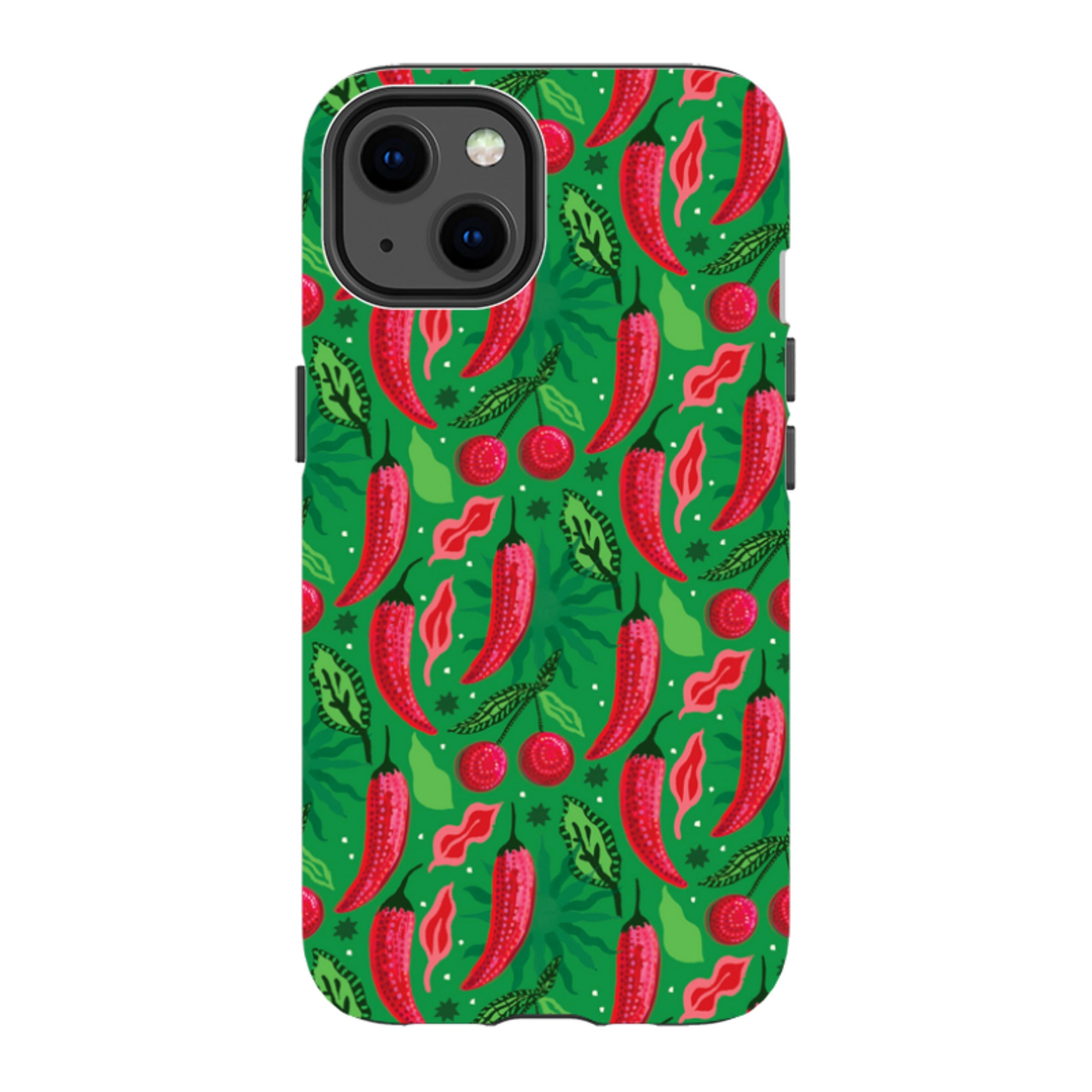 iPhone Tough Case - Chilli Cherry By Emma Frances Grant