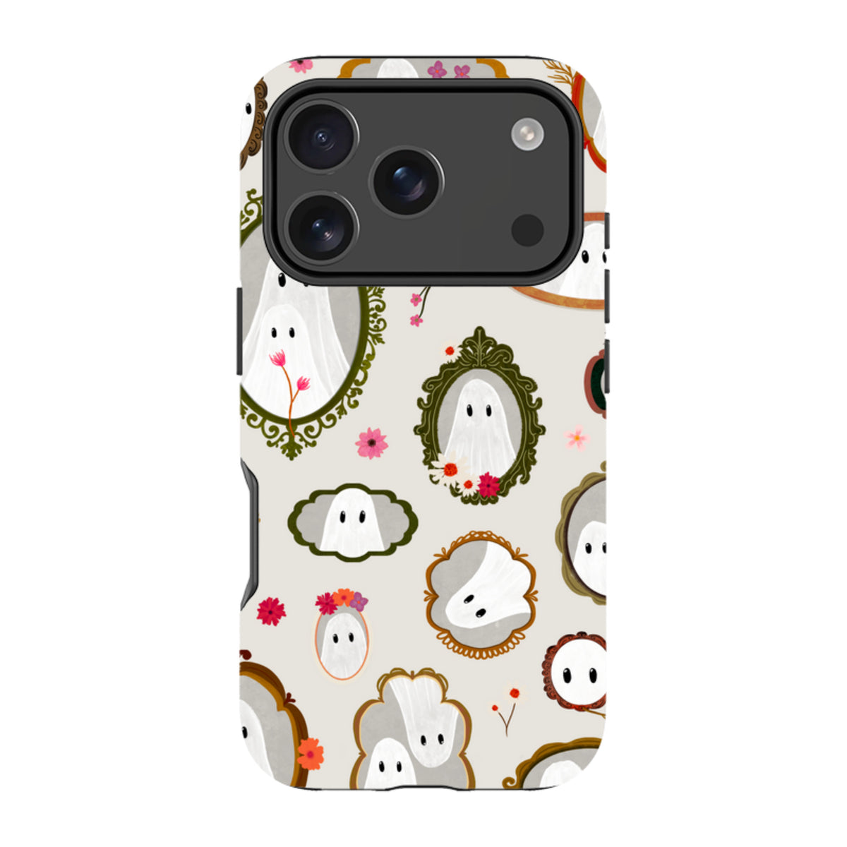 iPhone Tough Case - Framed Ghosts - Stone By Katherine Quinn