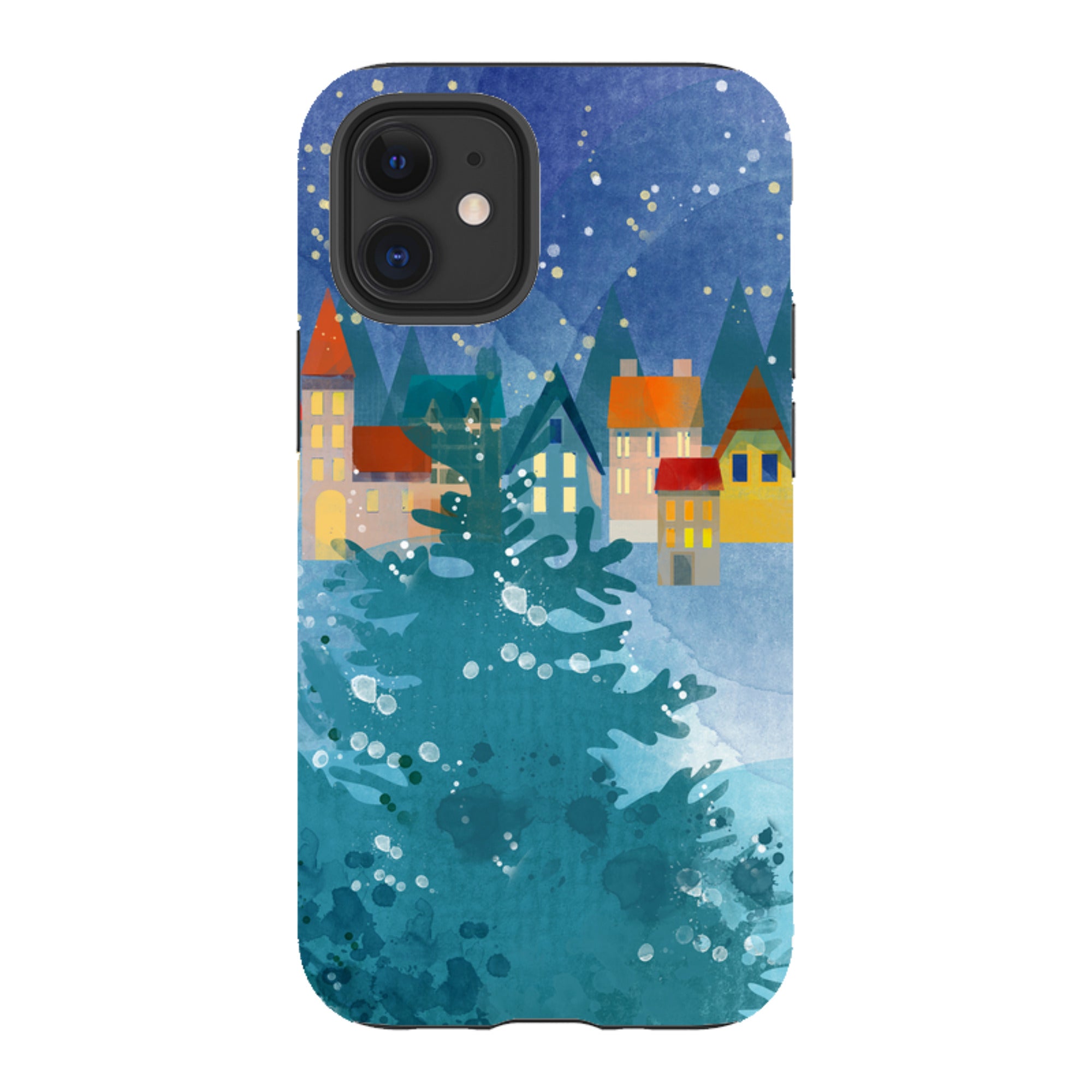 iPhone Tough Case - Winter Town
