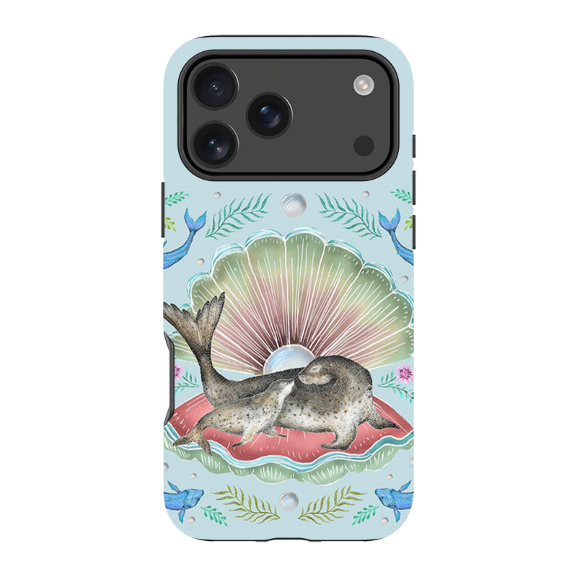 iPhone MagSafe Tough Case -  Seals In Shell By Catherine Rowe