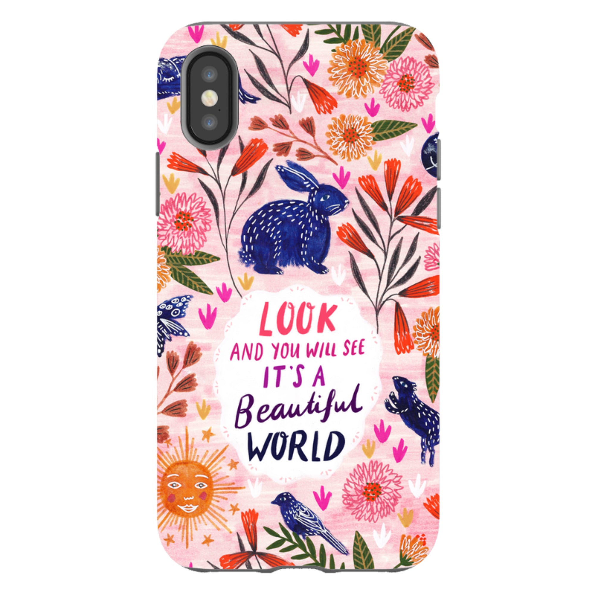 iPhone Tough Case - Beautiful World By Lee Foster Wilson