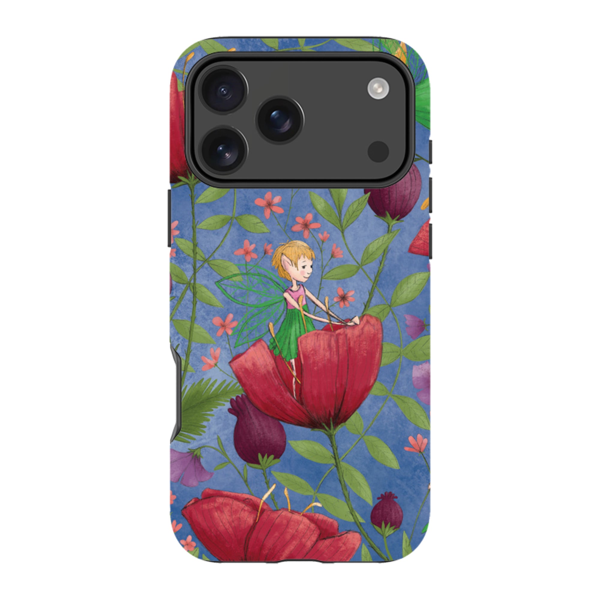 iPhone Tough Case - Fairies And Flowers By Maja Lindberg