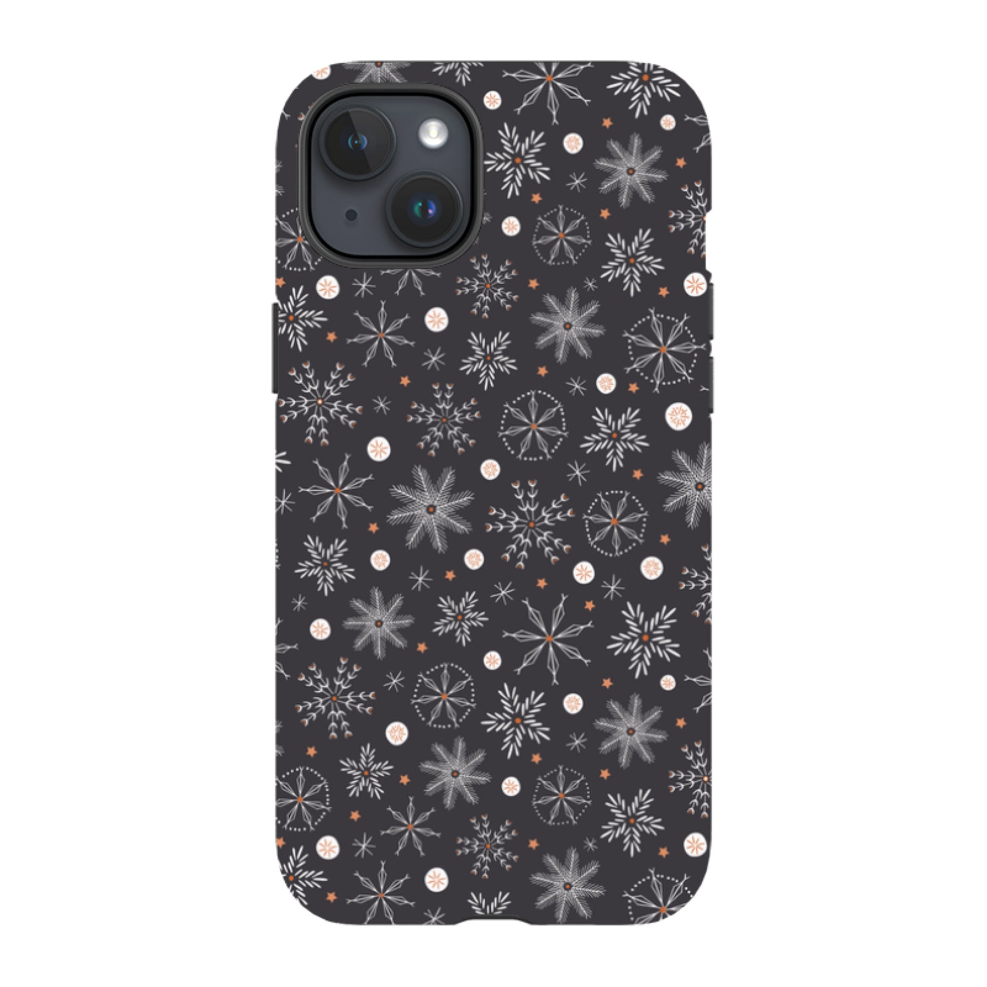 iPhone Tough Case - Christmas Snowflakes II By Ali Brookes
