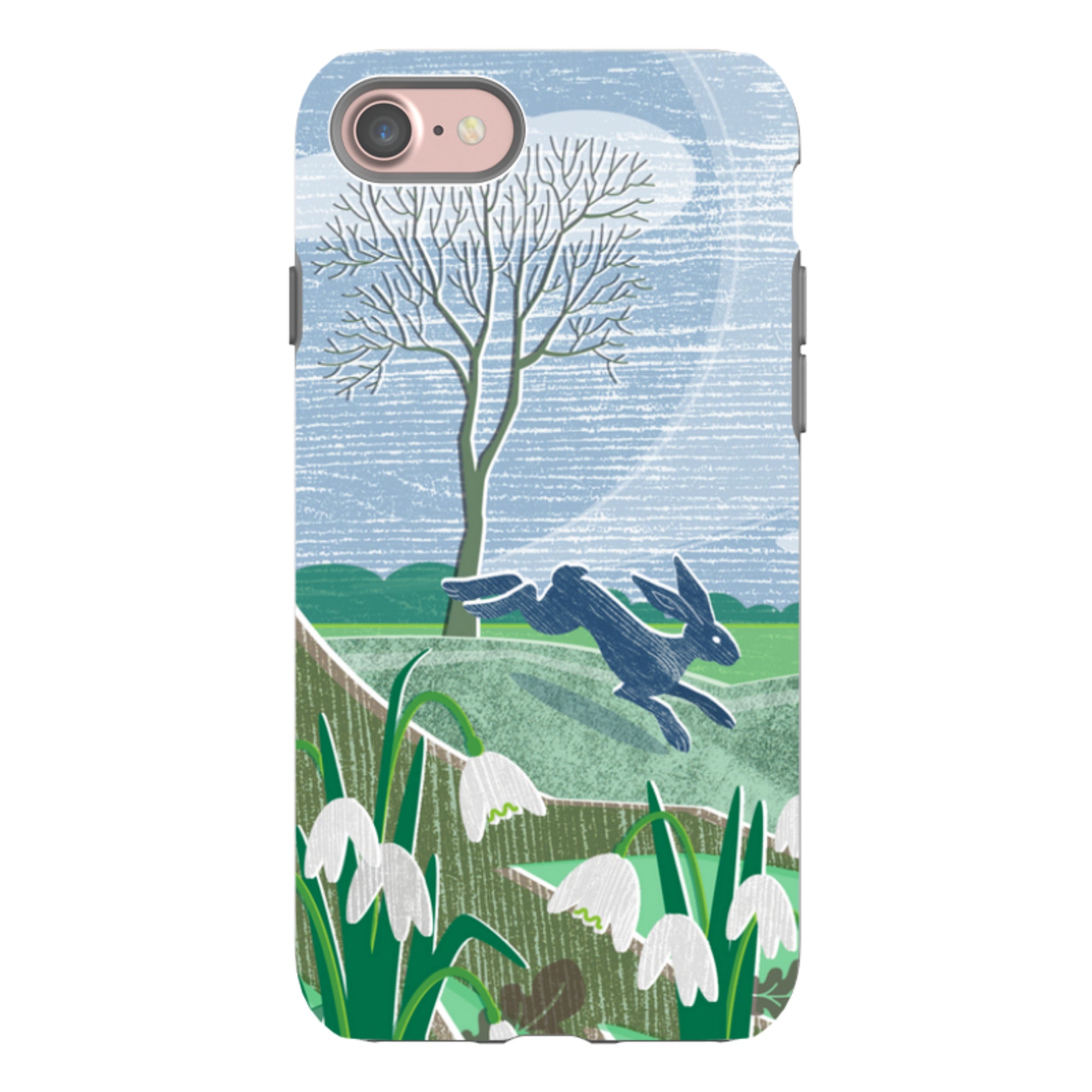 iPhone Tough Case - Snowdrops And Hare By Liane Payne