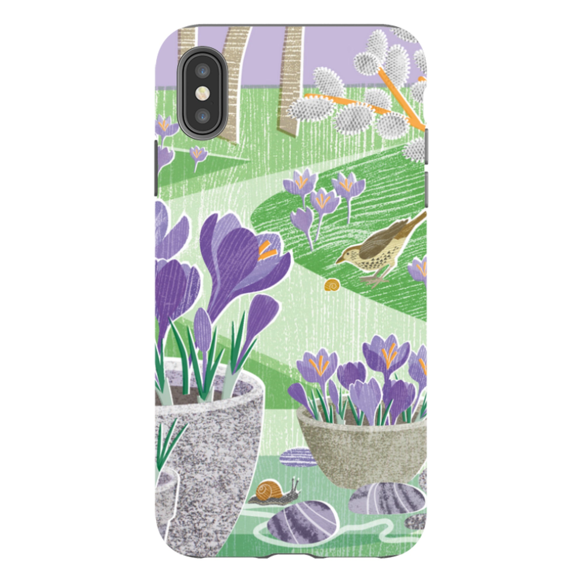 iPhone Tough Case - Crocus By Liane Payne