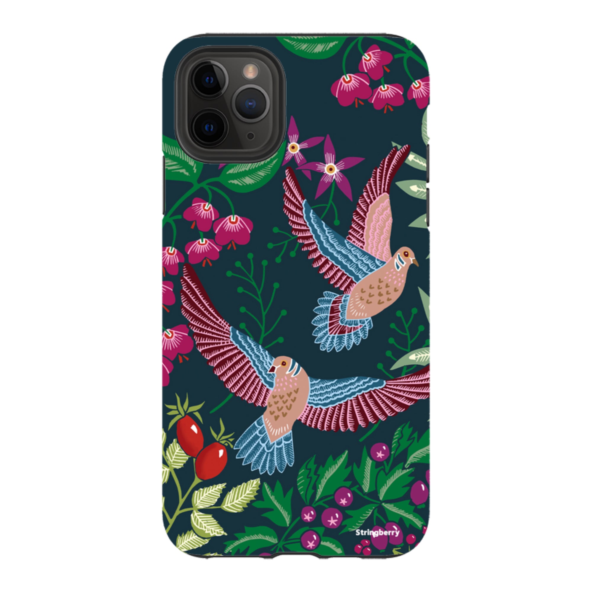 iPhone Tough Case - Two Turtle Doves By Kate Heiss