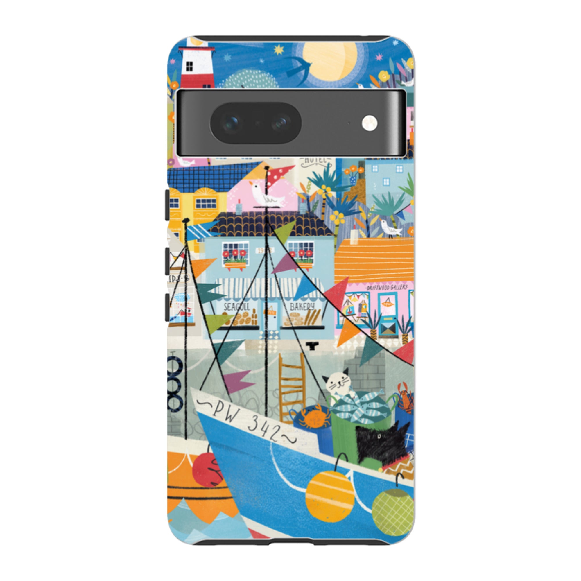 Google Tough Case - Night Harbour 1 By Ali Brookes