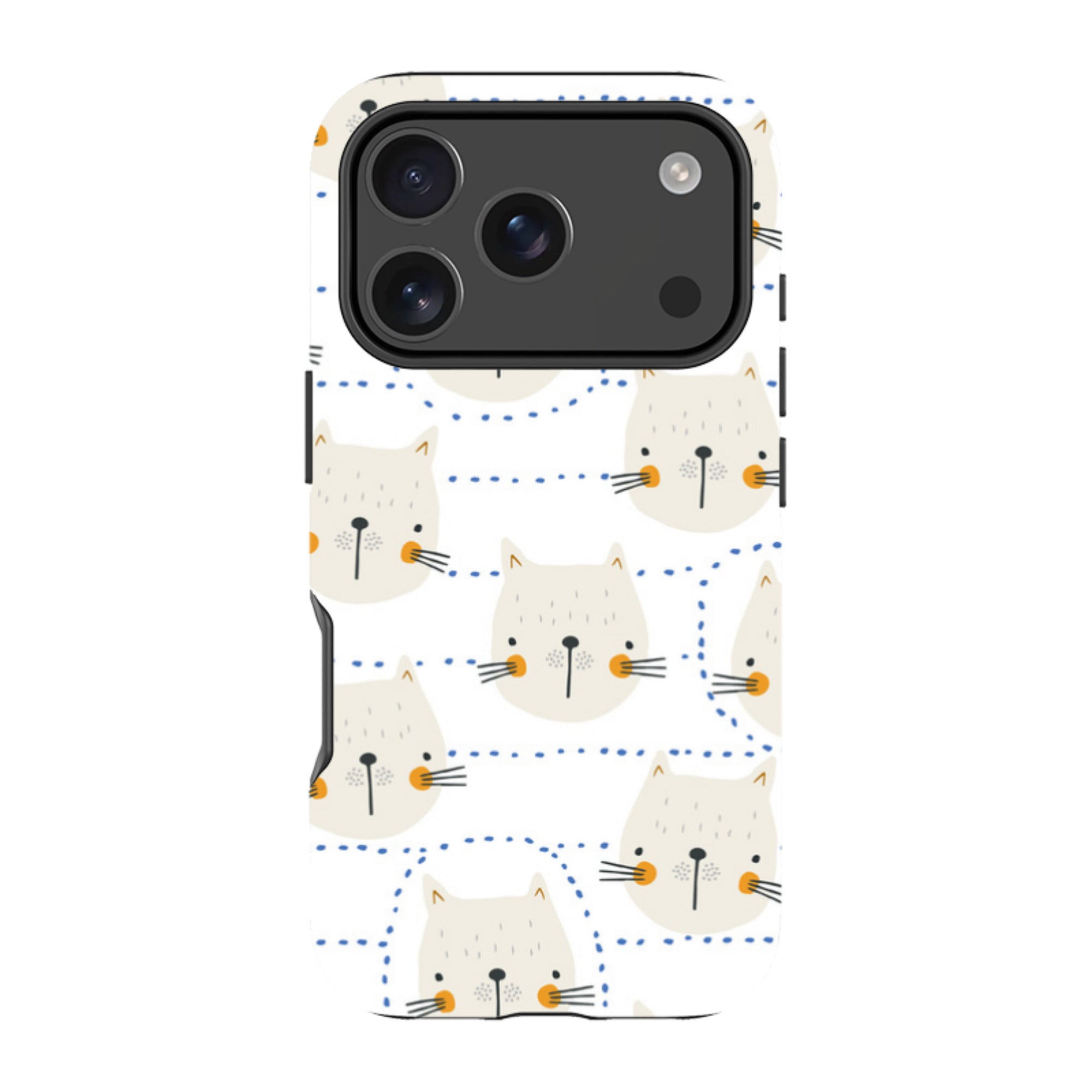 iPhone MagSafe Tough Case - Cat Tiles