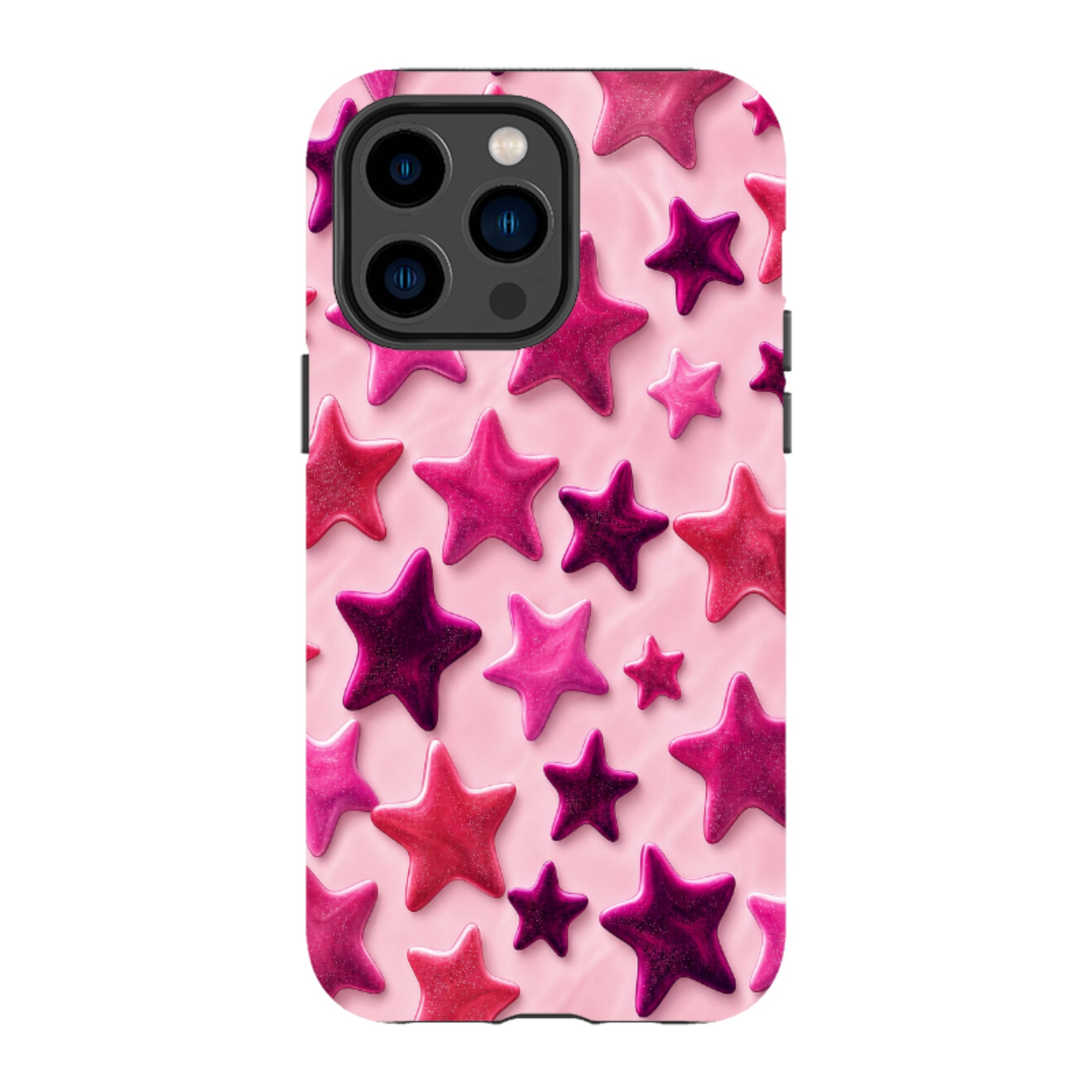 iPhone Tough Case - Fuchsia Star