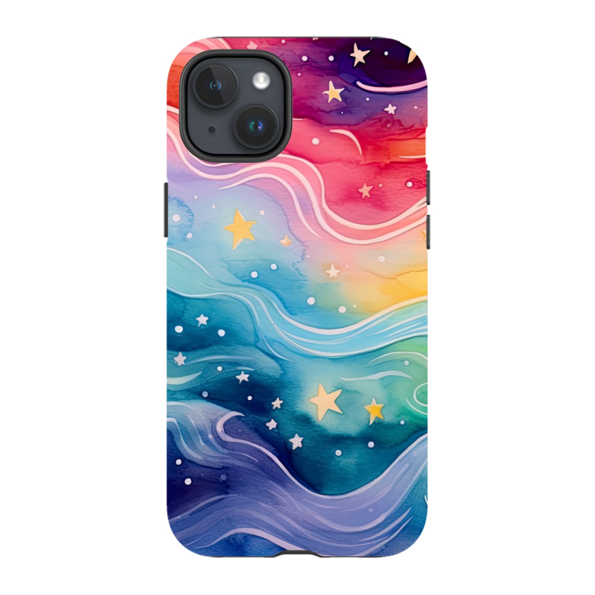 iPhone MagSafe Tough Case - Rainbow Stars IV