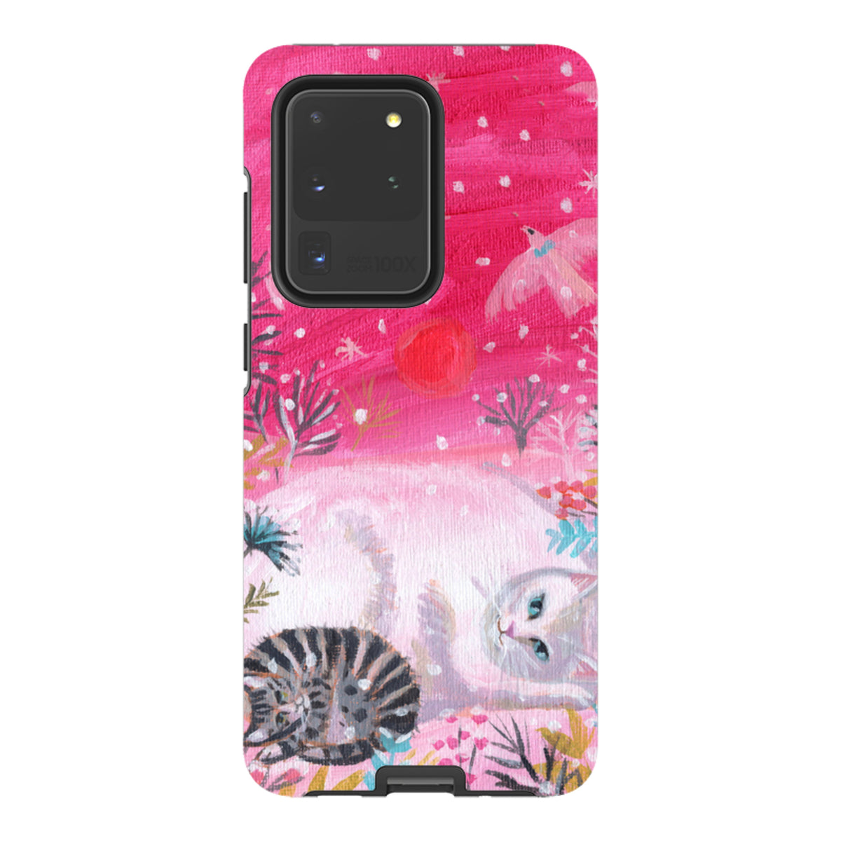 Samsung Tough Case - Christmas Cats By Mary Stubberfield