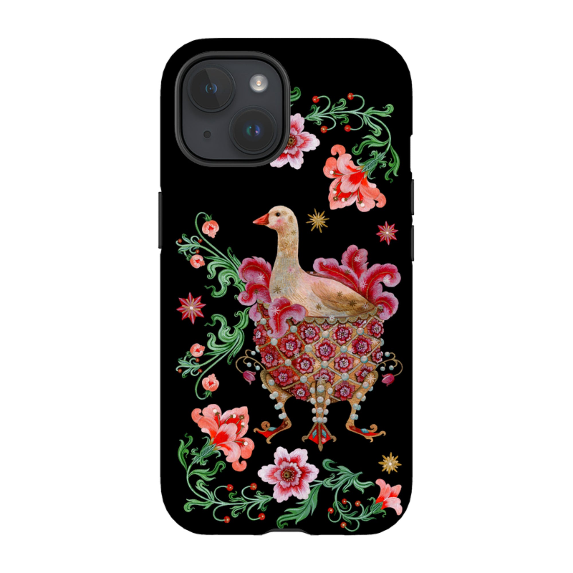 iPhone Tough  Case - Six Geese A Laying By Maria Matos
