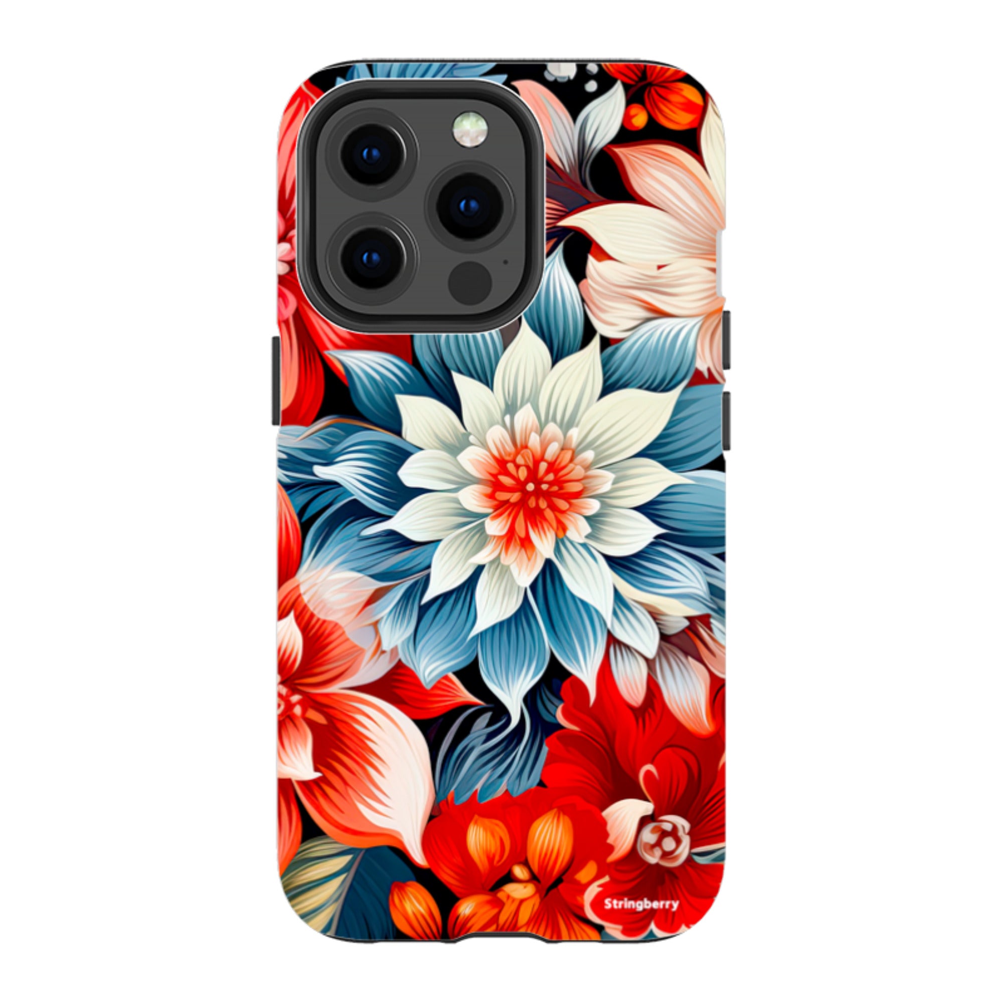 iPhone Tough Case - Red Bells II