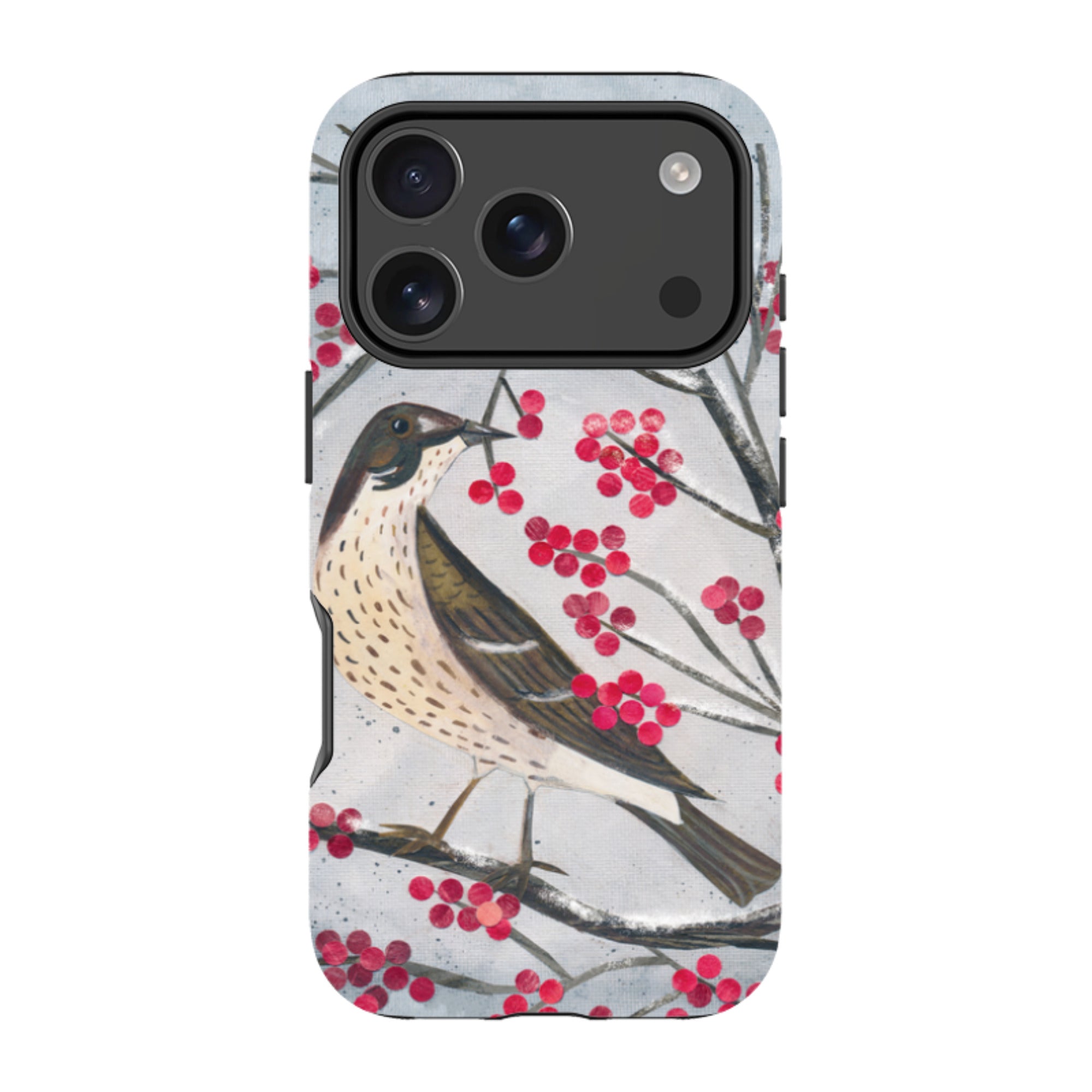 iPhone MagSafe Tough Case - Mistle Thrush By Tracey English