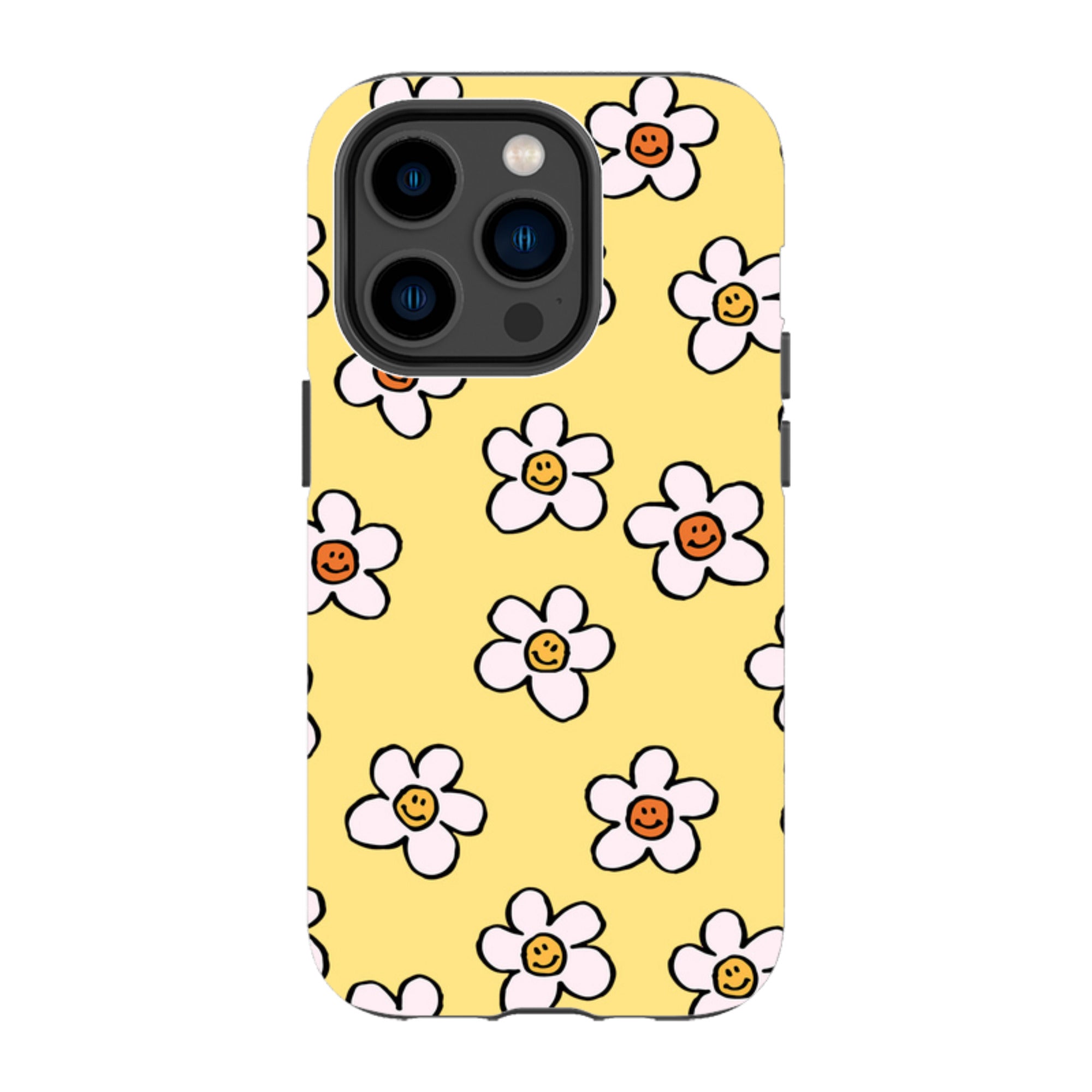 iPhone Tough Case - Smiley Mellow Yellow