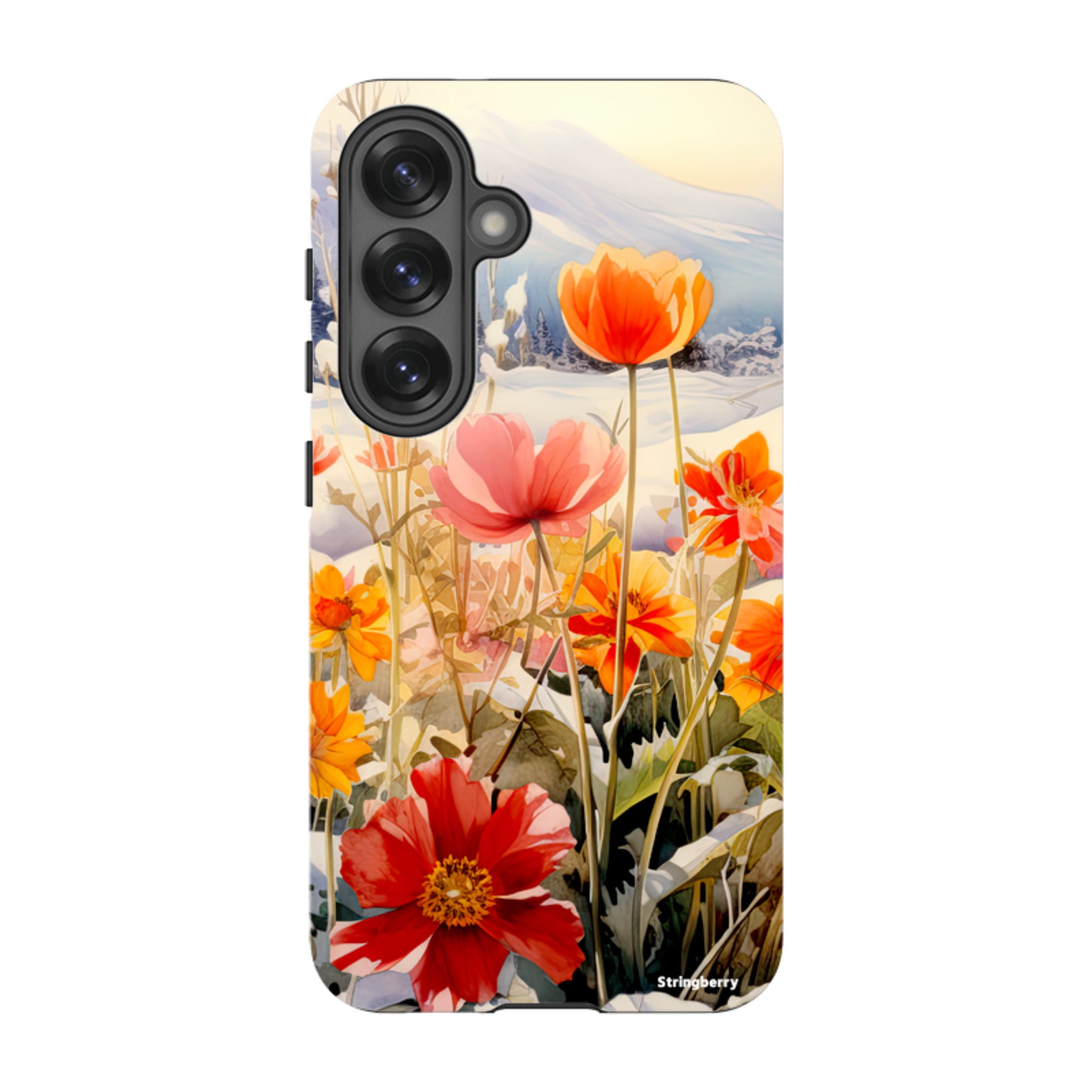 Samsung Tough Case - Winter Wild Flowers II