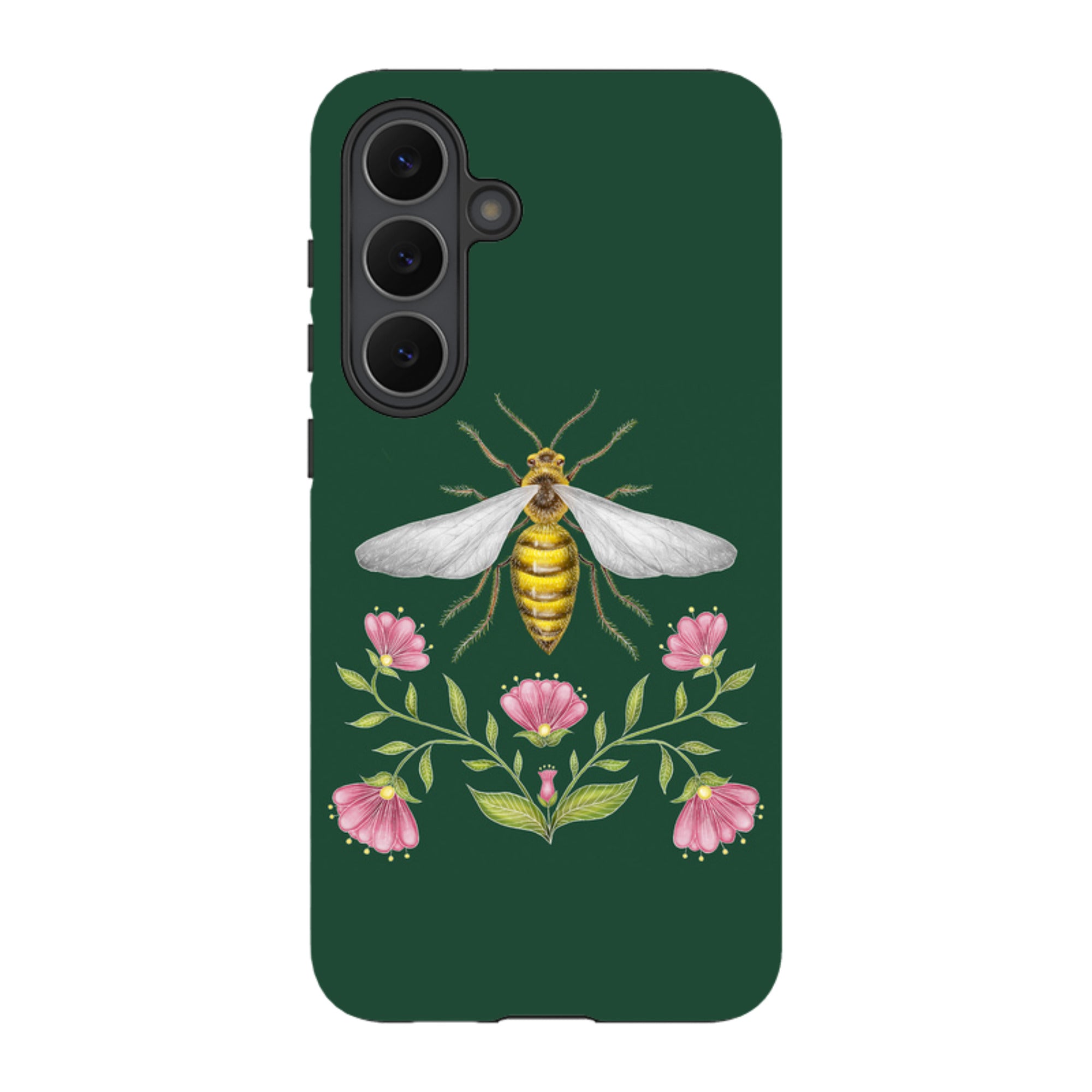 Samsung Tough Case - Wings Of Freedom Emerald By Catherine Rowe