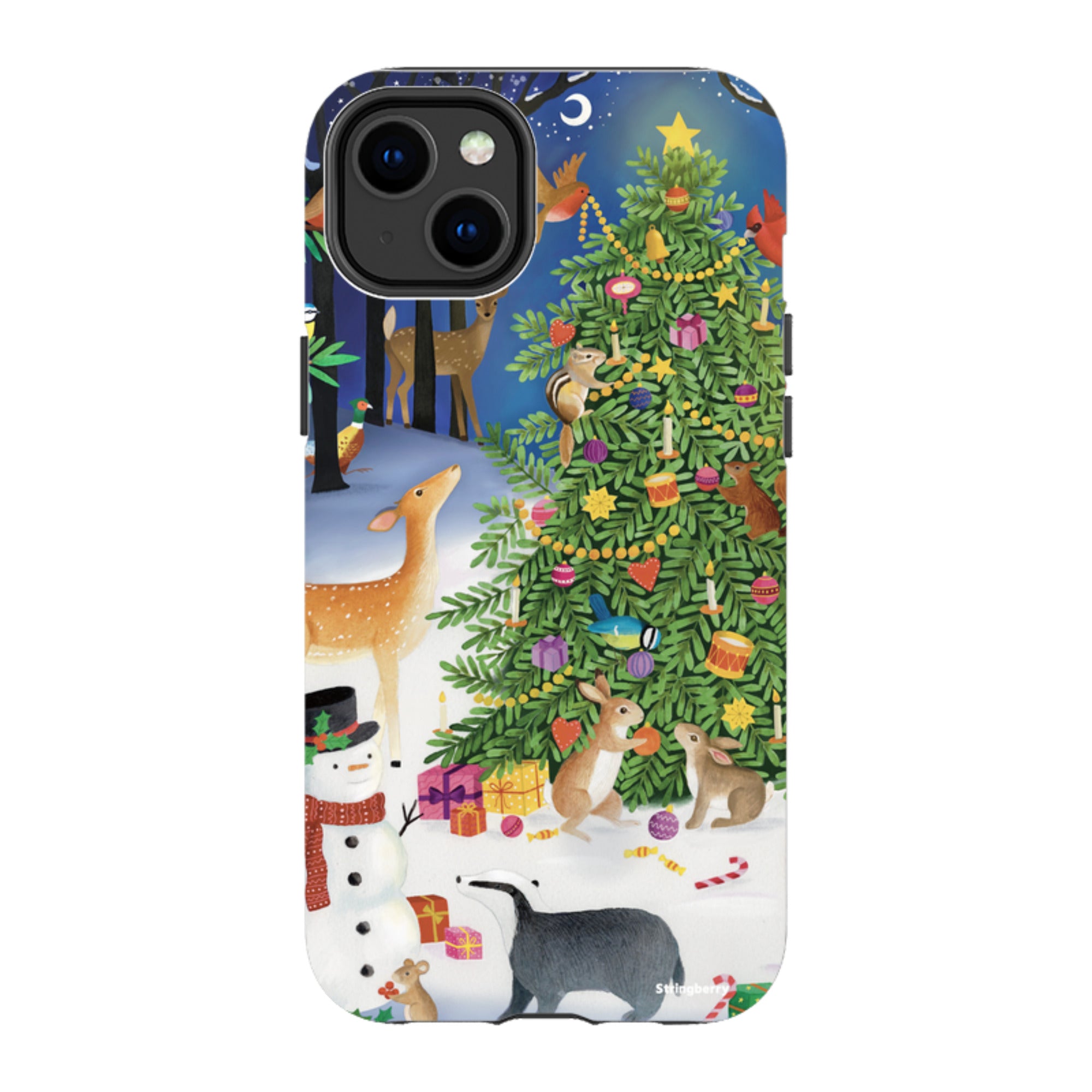 iPhone Tough Case - Xmas Pattern IV By Bex Parkin