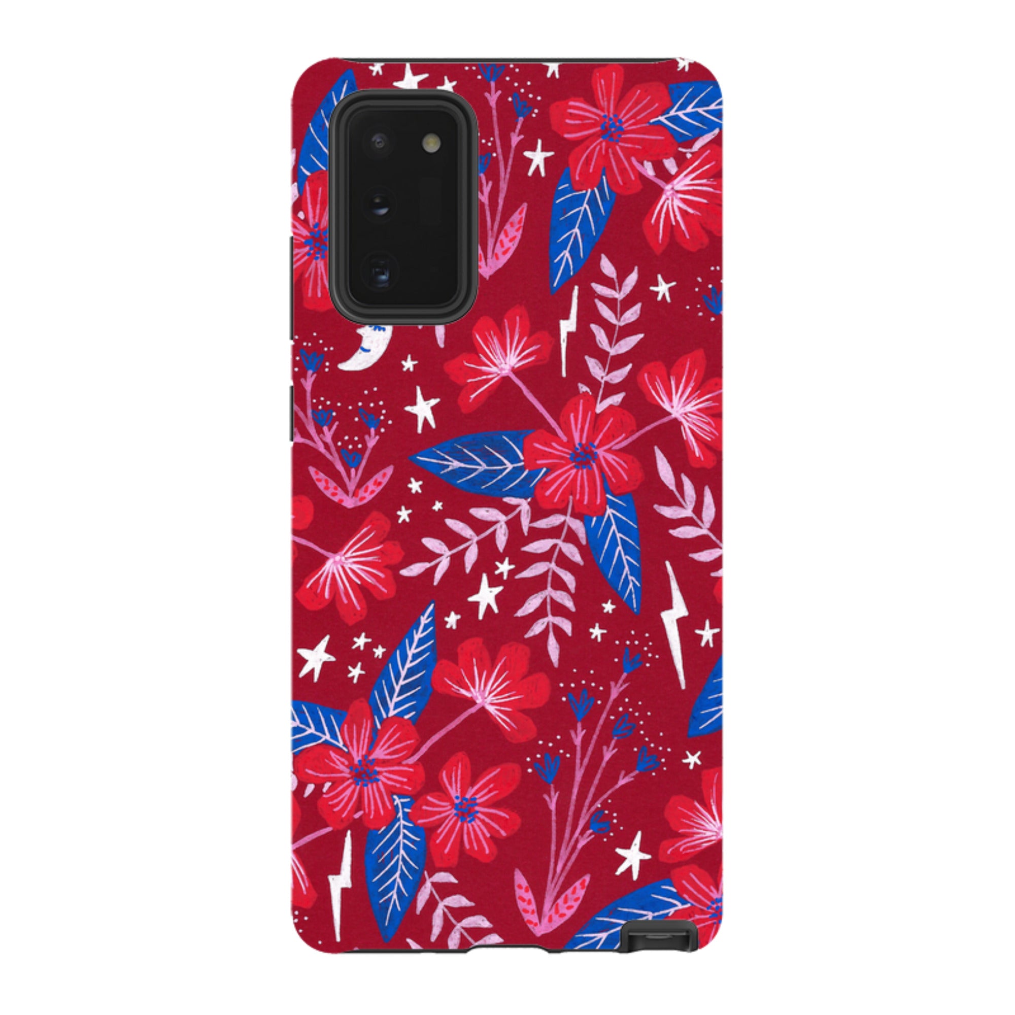 Samsung Tough Case - Red Moon Garden By Lee Foster Wilson