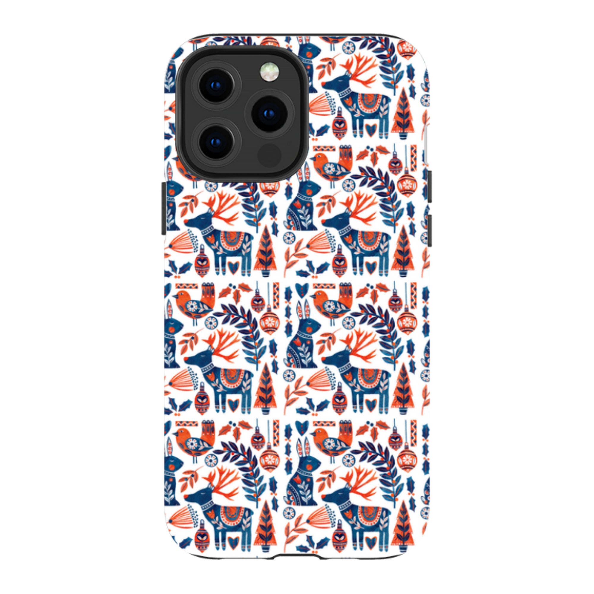 iPhone Tough Case - Scandi Animals By Tracey English