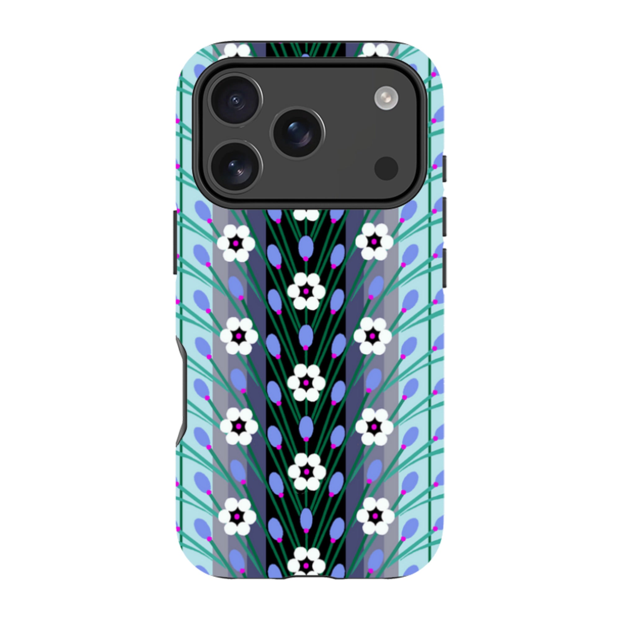 iPhone MagSafe Tough Case - Lavender Blue By Cressida Bell