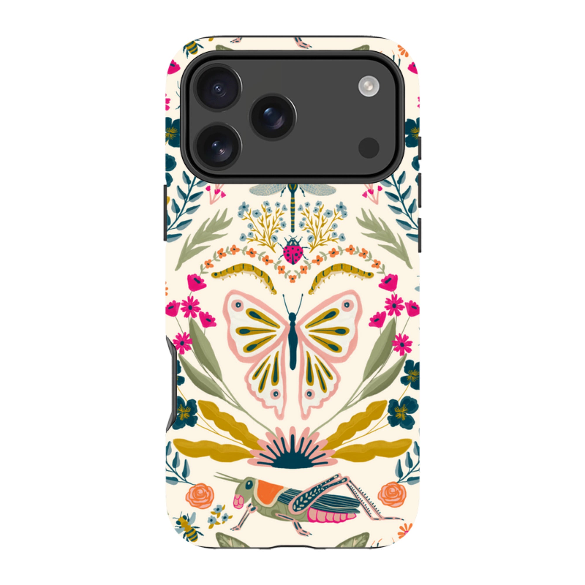 iPhone MagSafe Tough Case - Butterfly Floral By Abby Jacobs