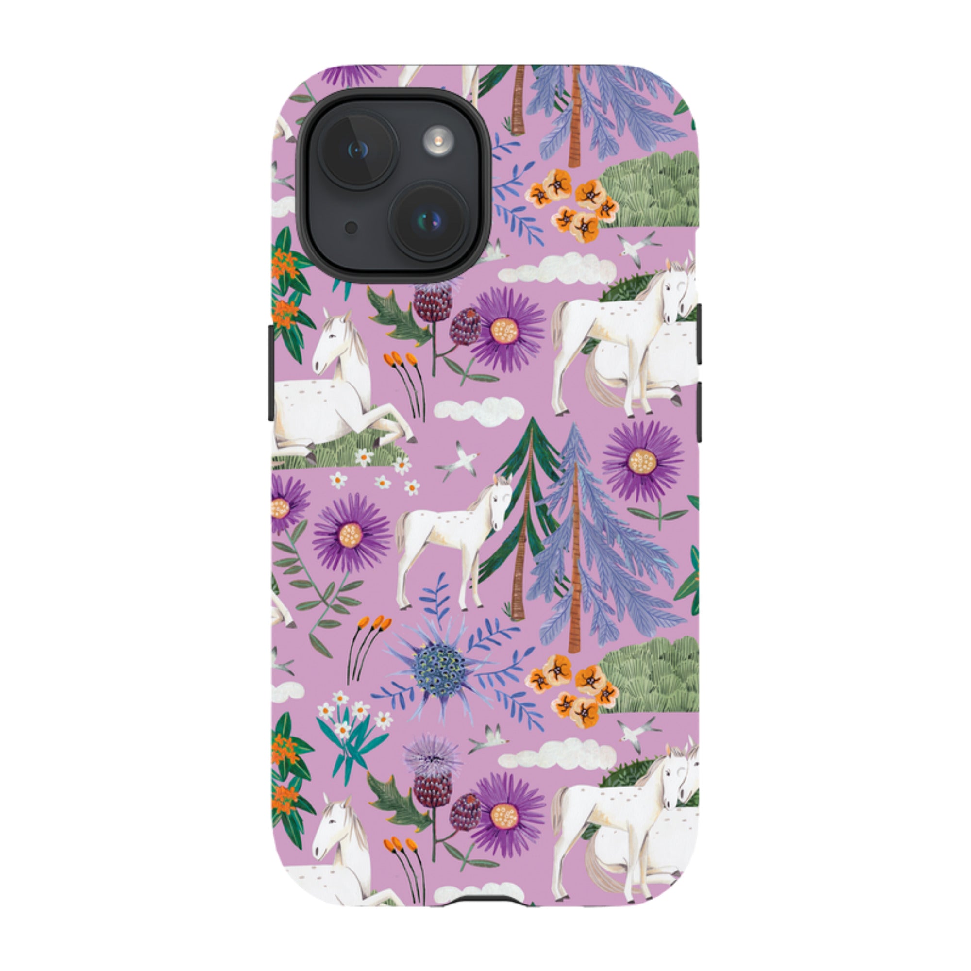 iPhone MagSafe Tough Case -  Horse Pattern II By Caroline Bonne Muller