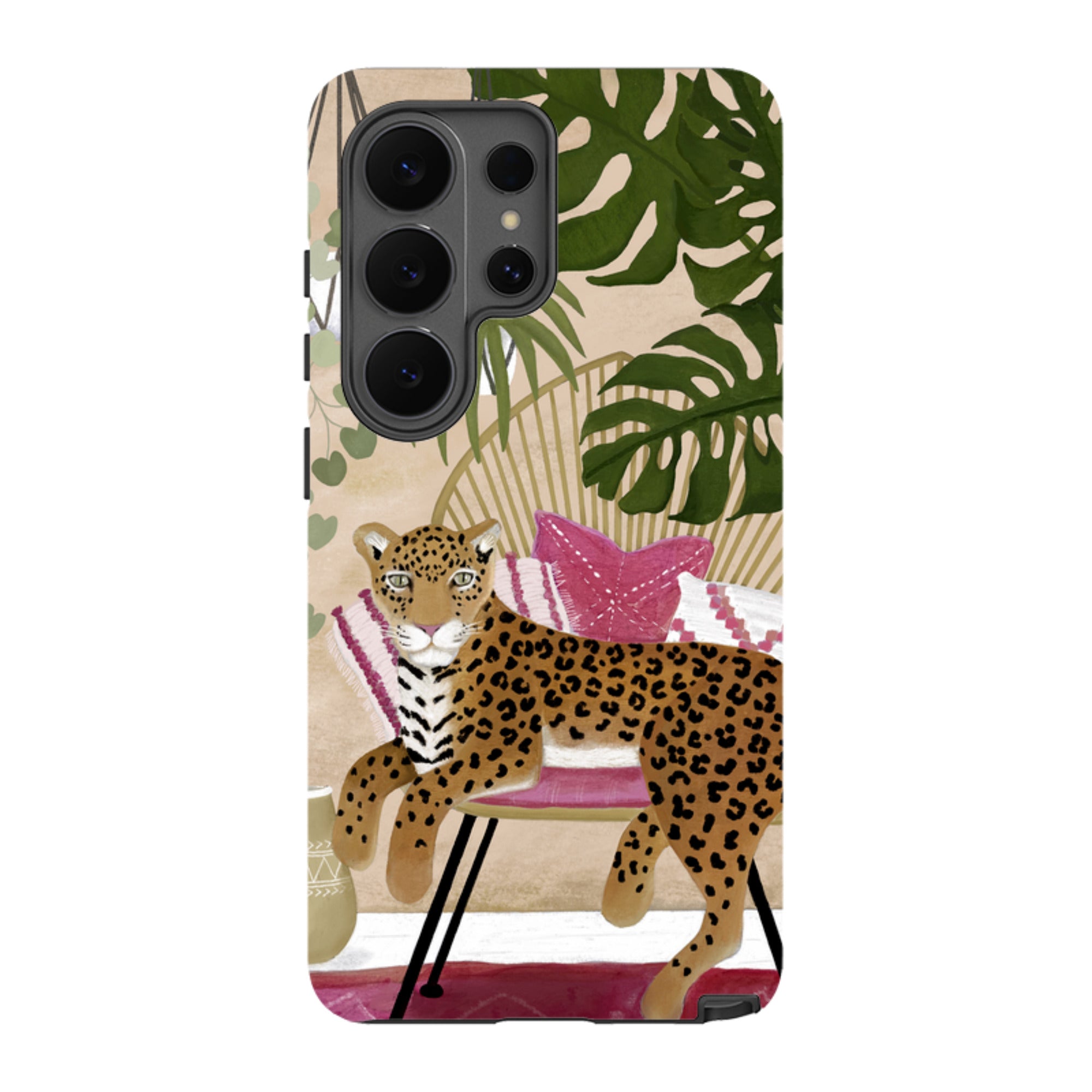Samsung Tough Case - Boho Leopard Cream By Bex Parkin