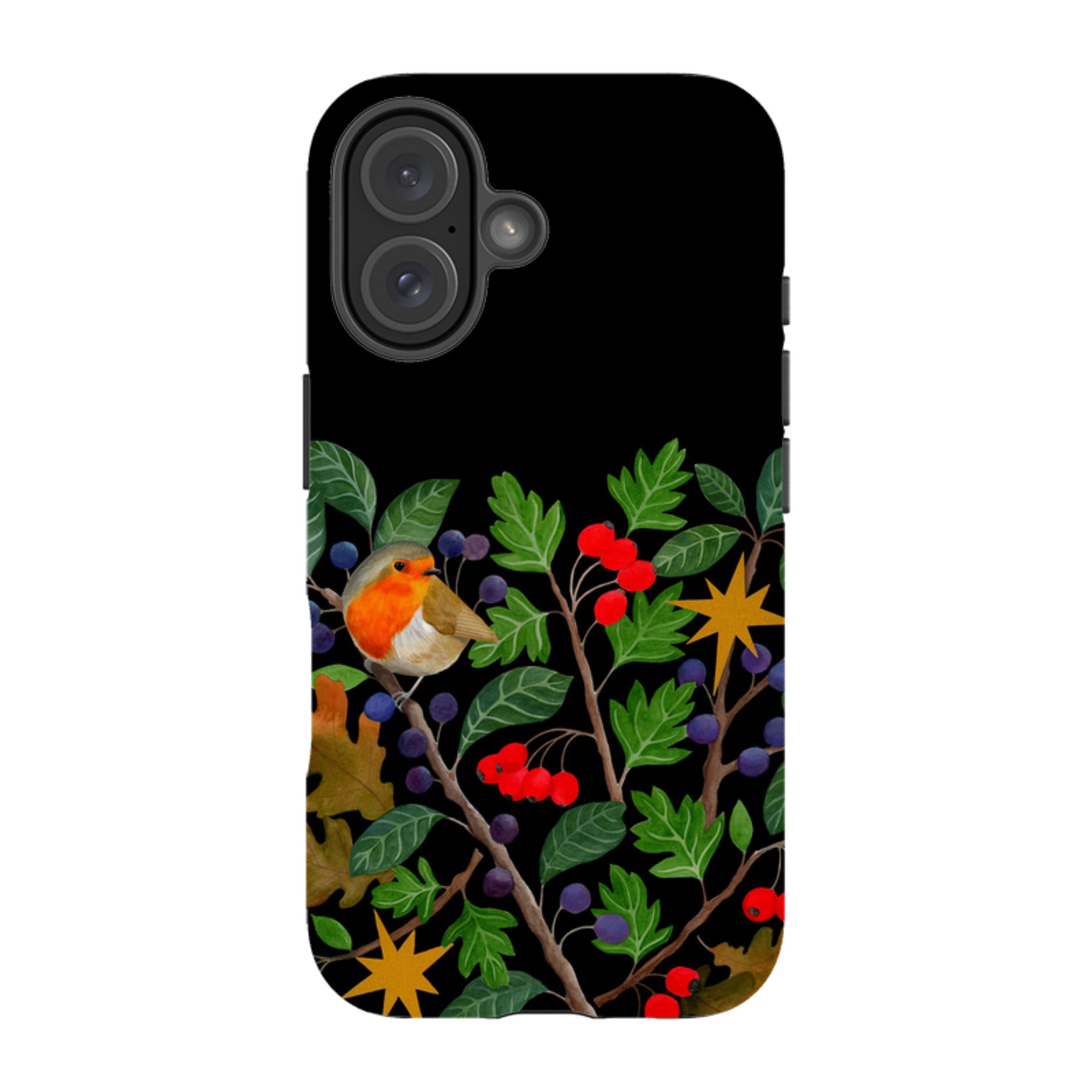iPhone Tough Case - Sloe Robin By Bex Parkin