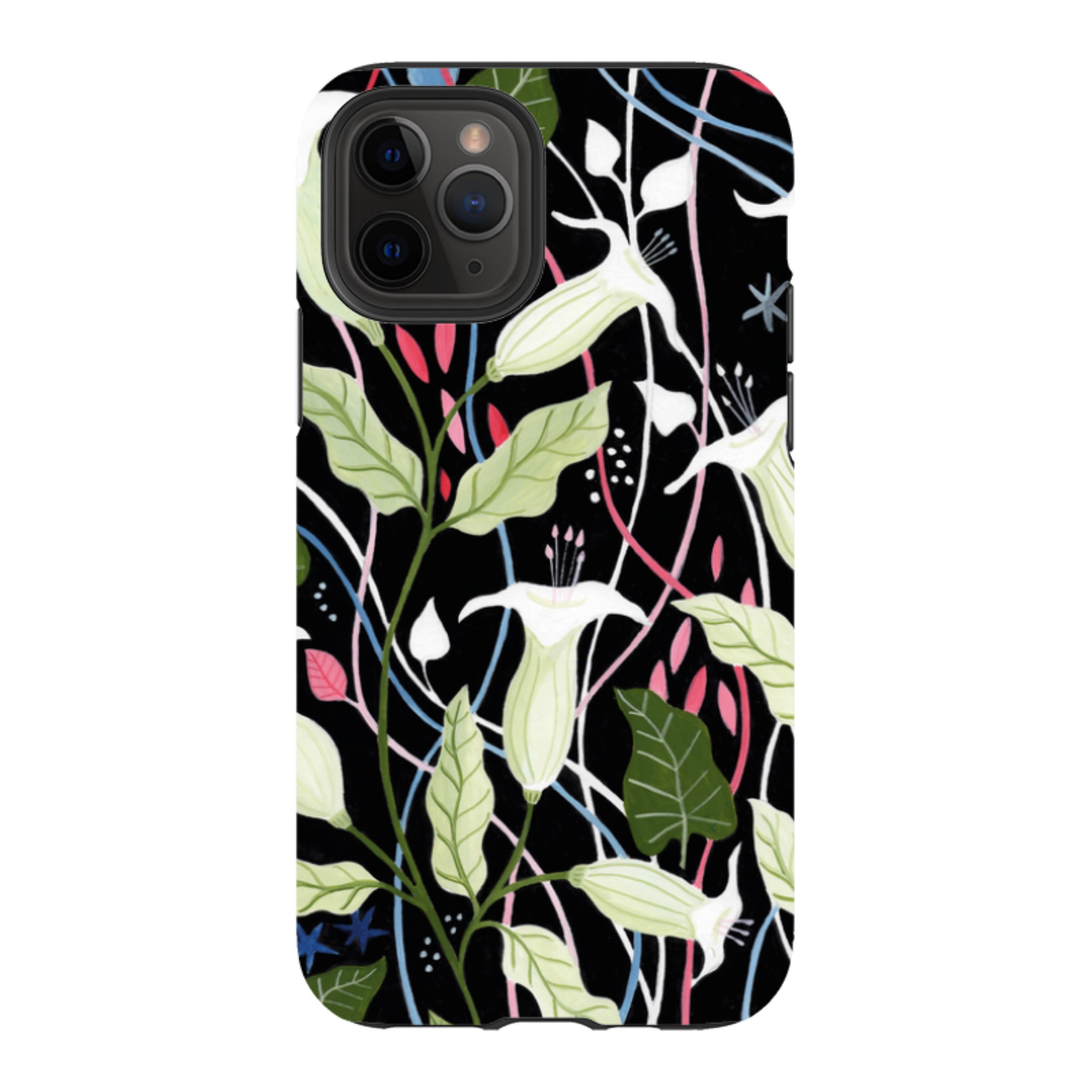 iPhone Tough Case - Trumpet Flowers By Bex Parkin