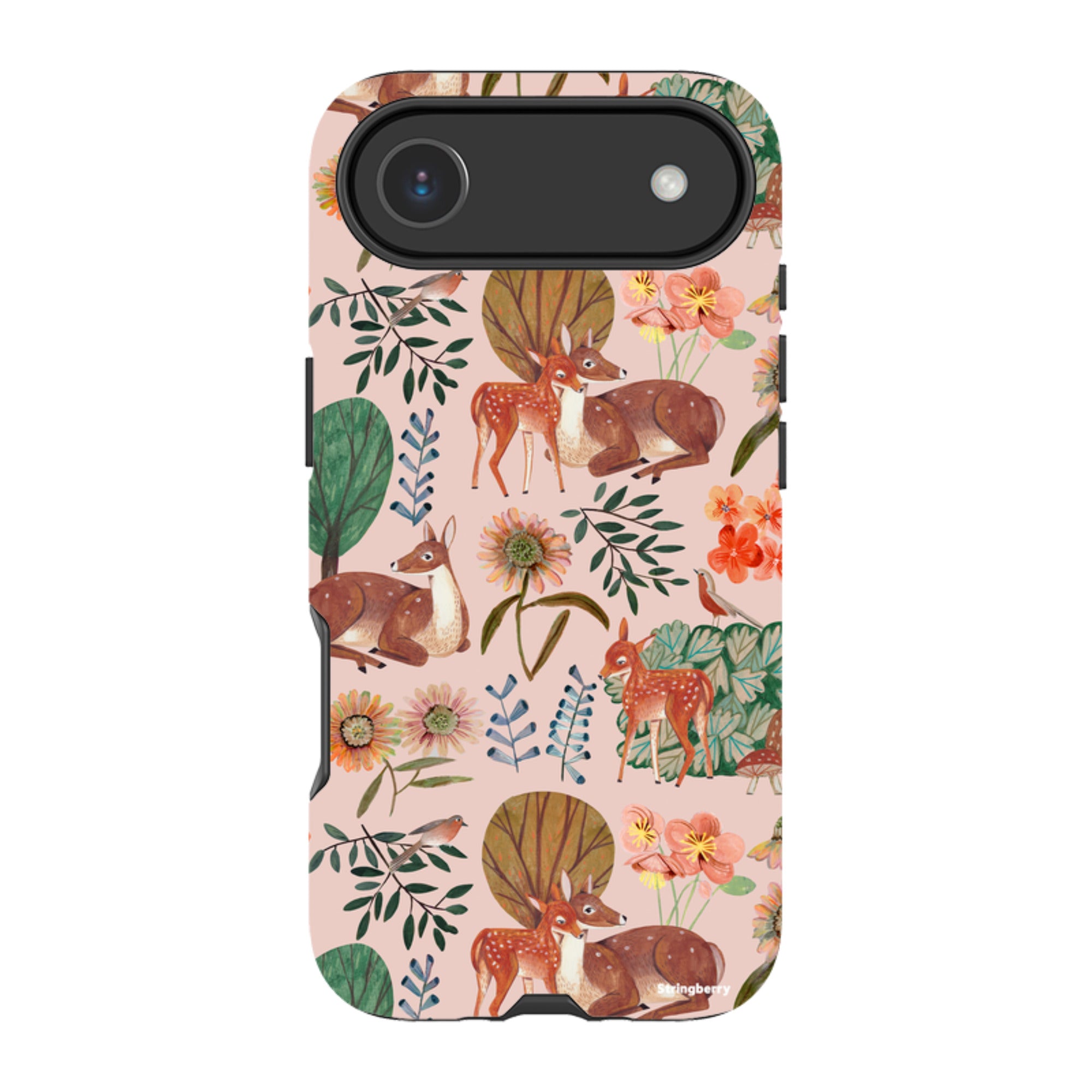 iPhone Tough Case - Deer Pattern By Caroline Bonne Muller