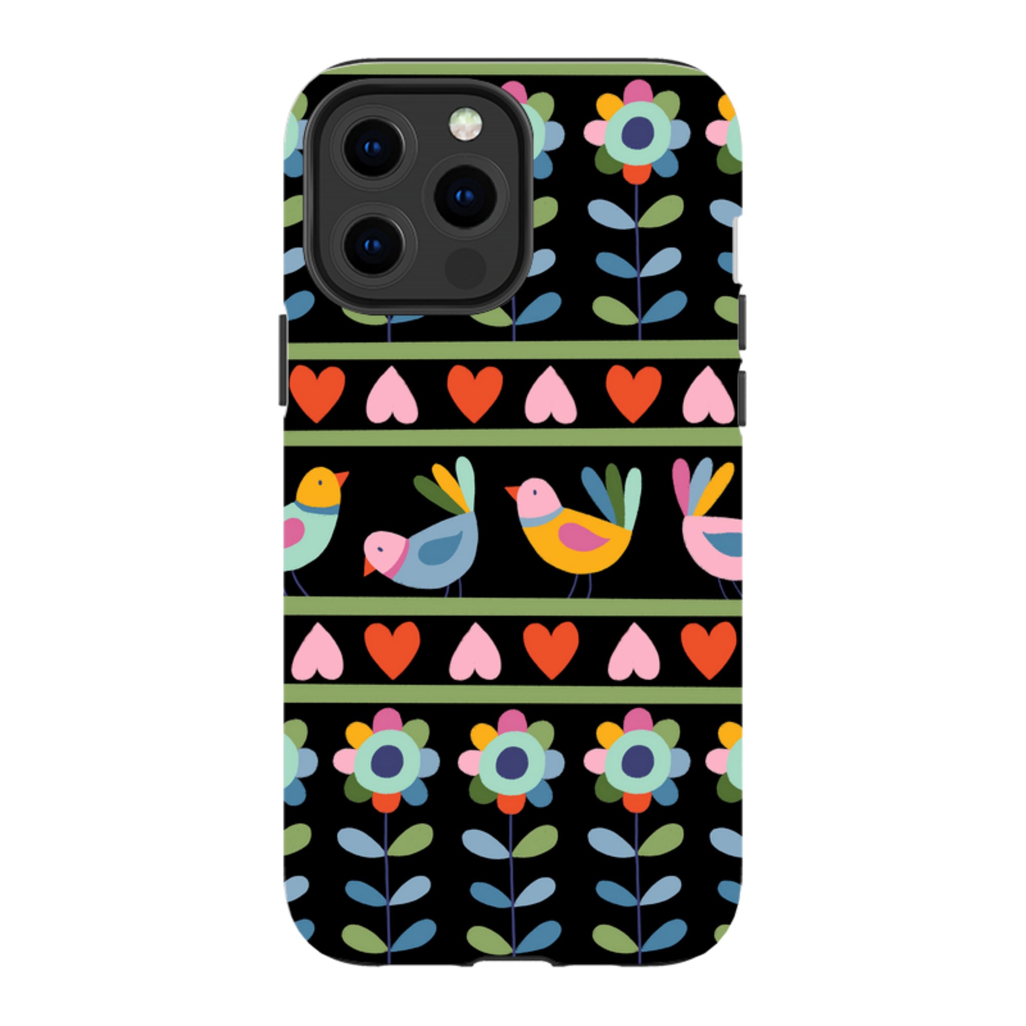 iPhone MagSafe Tough Case -  Folky Birds II By Suzy Taylor