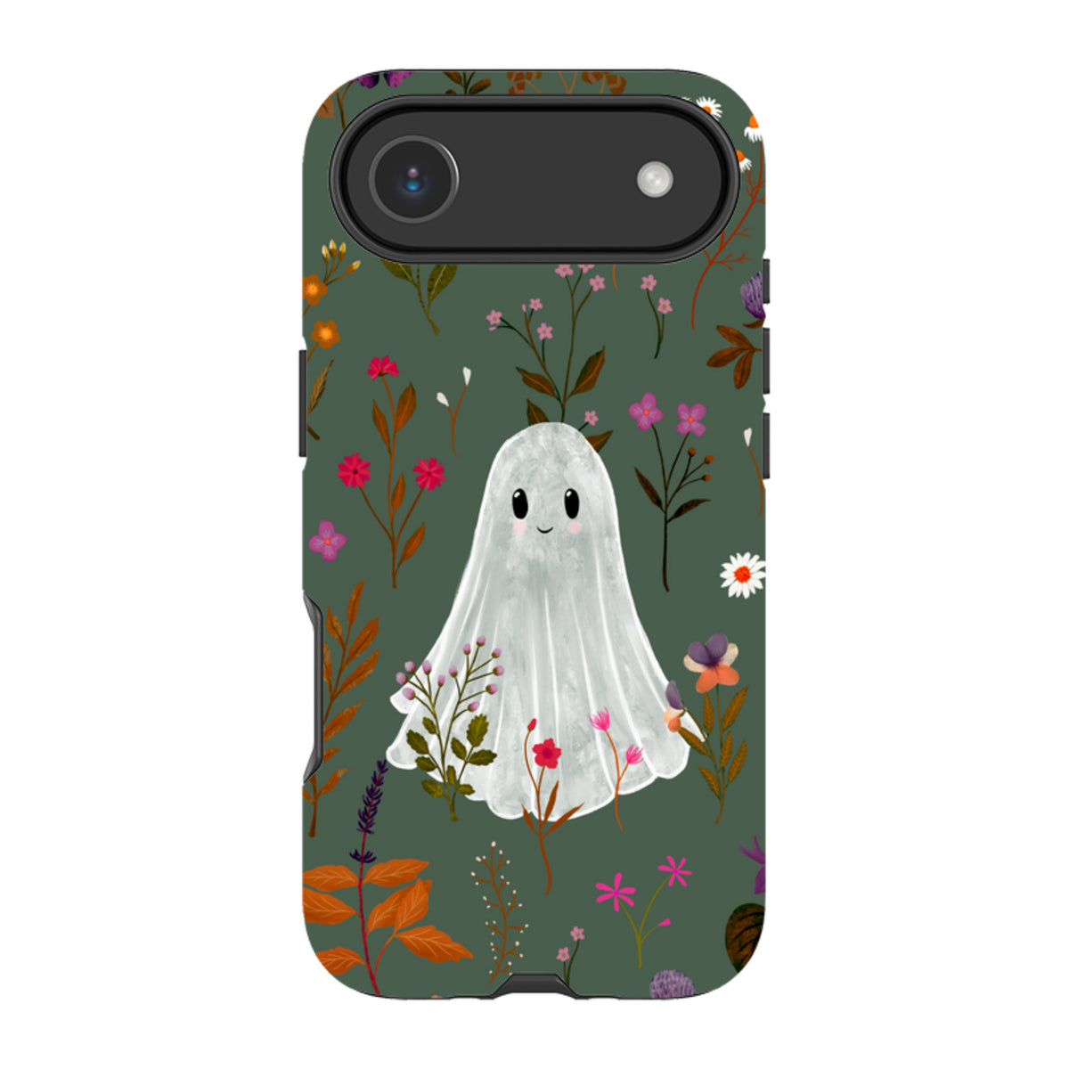 iPhone Tough Case - Ghost in the Garden - Pine Multi By Katherine Quinn