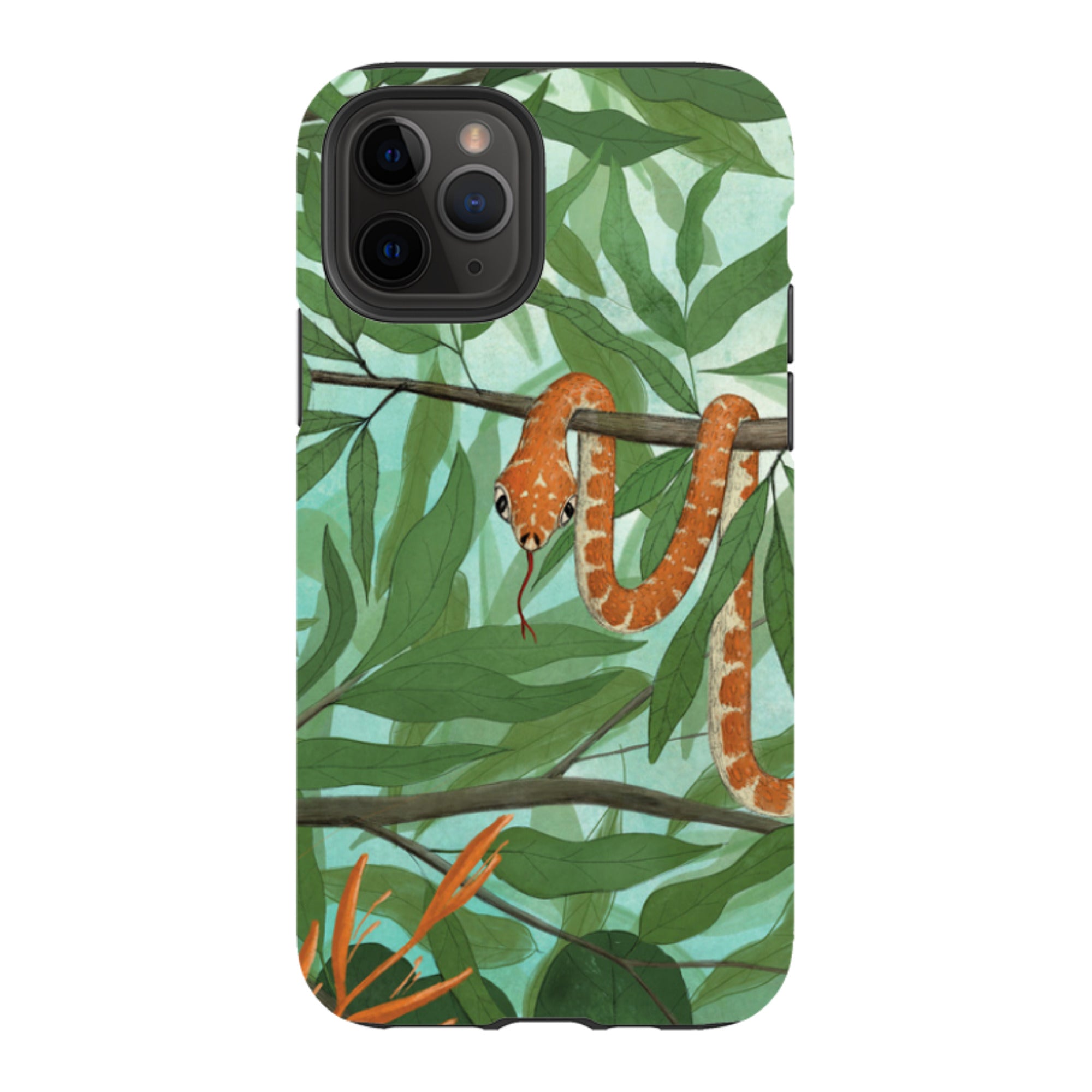 iPhone Tough Case - Snake By Maja Lindberg