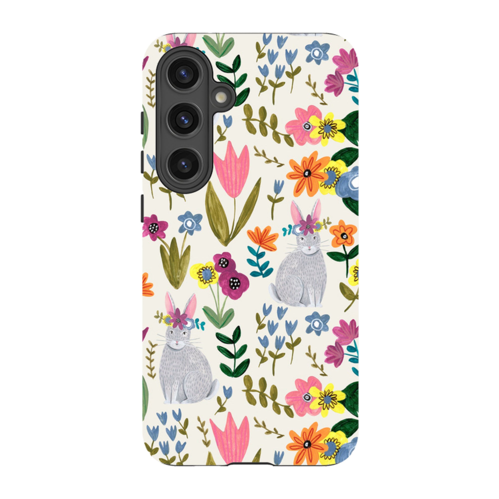 Samsung Tough Case - Rabbit Floral By Caroline Bonne Muller
