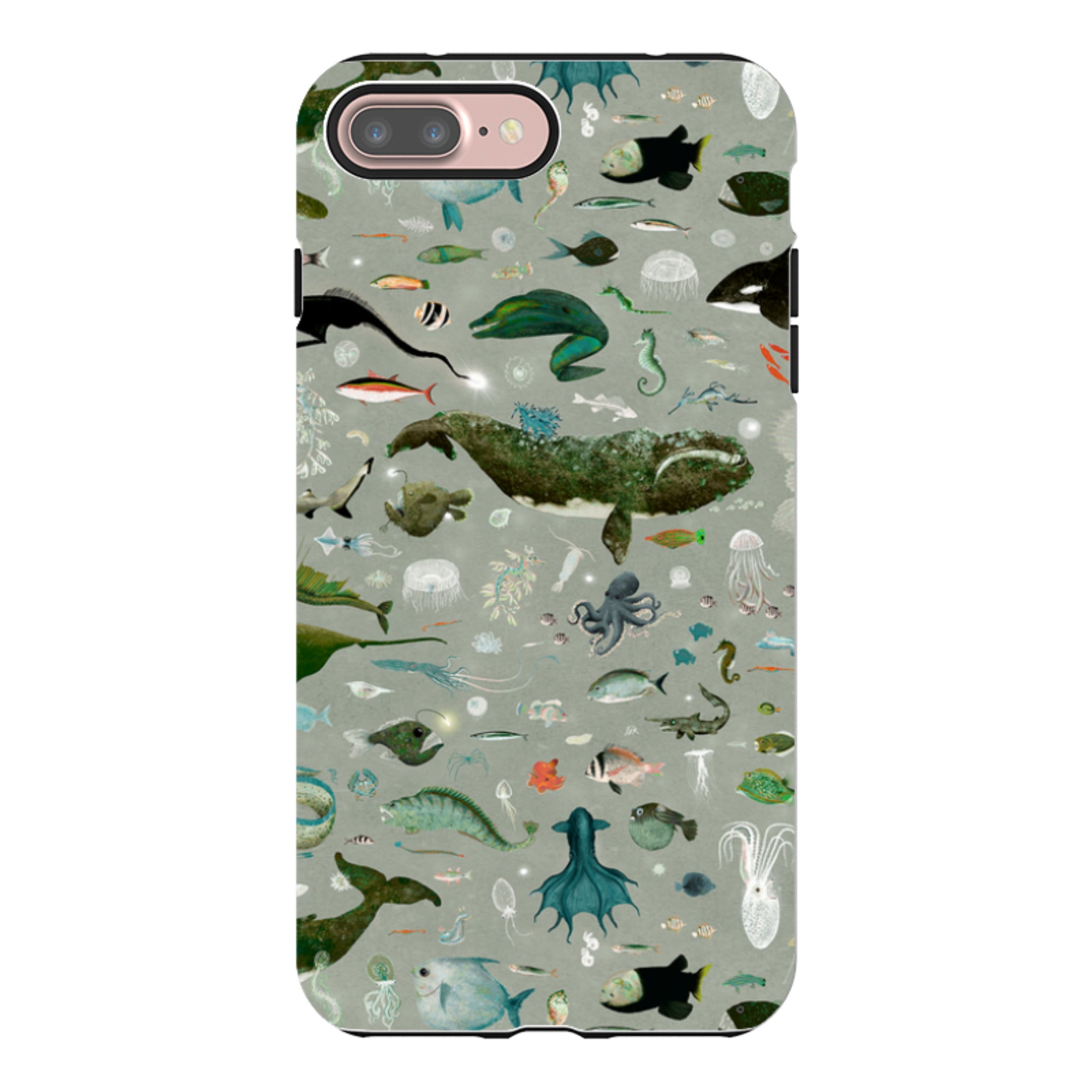 iPhone Tough Case - Moon Shadow By Katherine Quinn